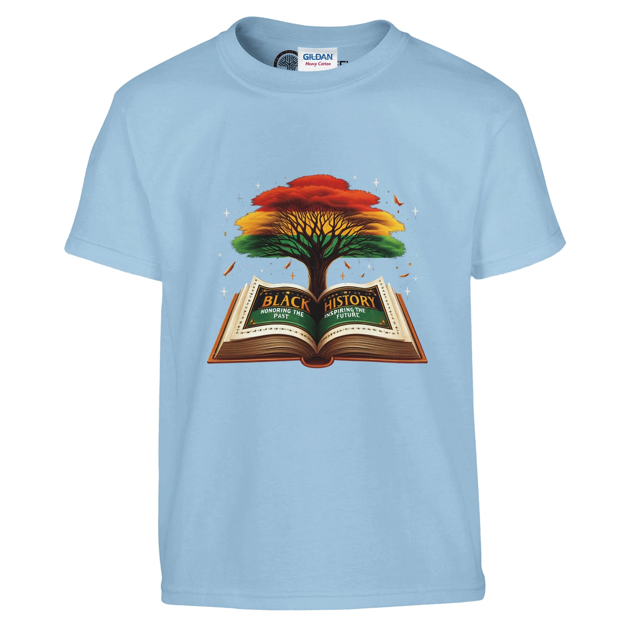 Black History Book & Tree T-shirt For Kids - Prideful Roots