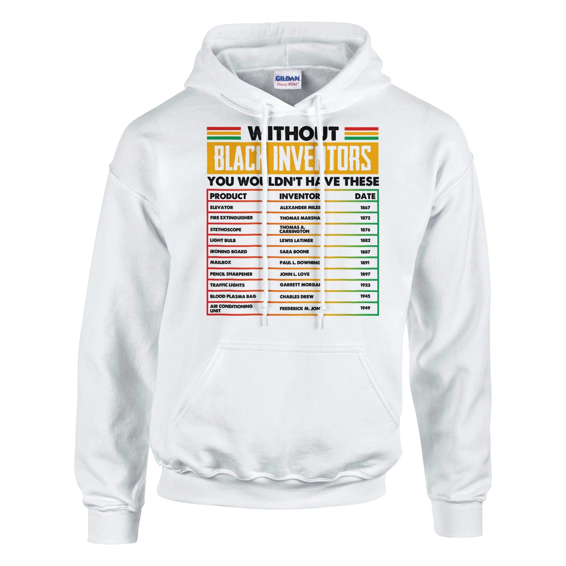 Without Black Inventors Hoodie For Men & Women - Prideful Roots