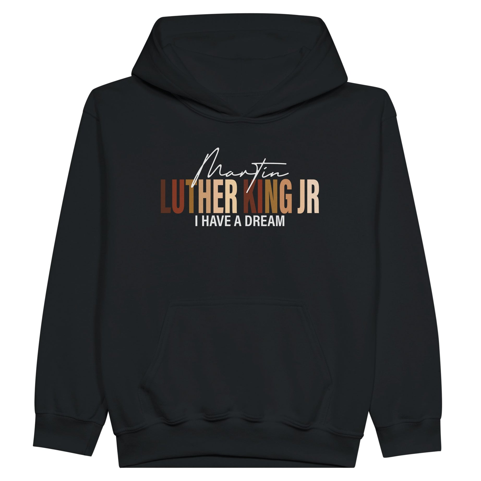 Melanin Shades Martin Luther King Jr. Design Hoodie For Kids - Prideful Roots