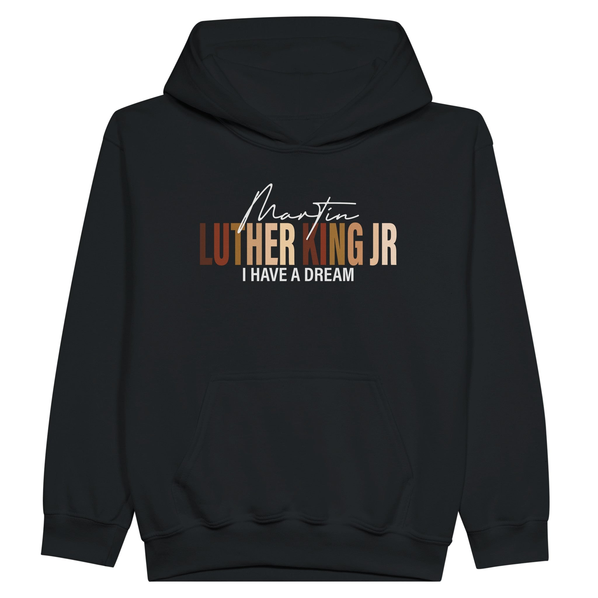 Melanin Shades Martin Luther King Jr. Design Hoodie For Kids - Prideful Roots