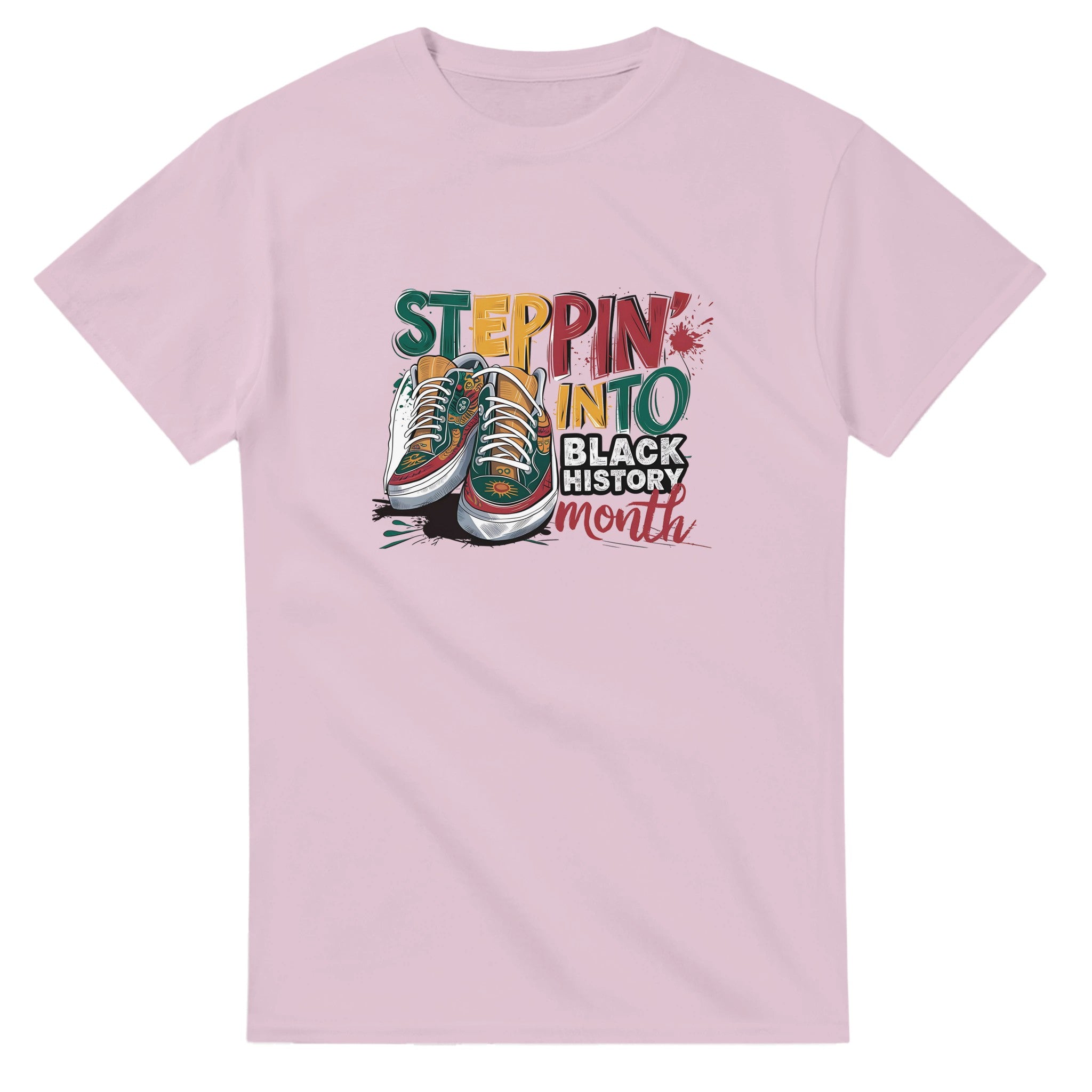 Stepping Into Black History Month T-shirt For Men & Women - Prideful Roots