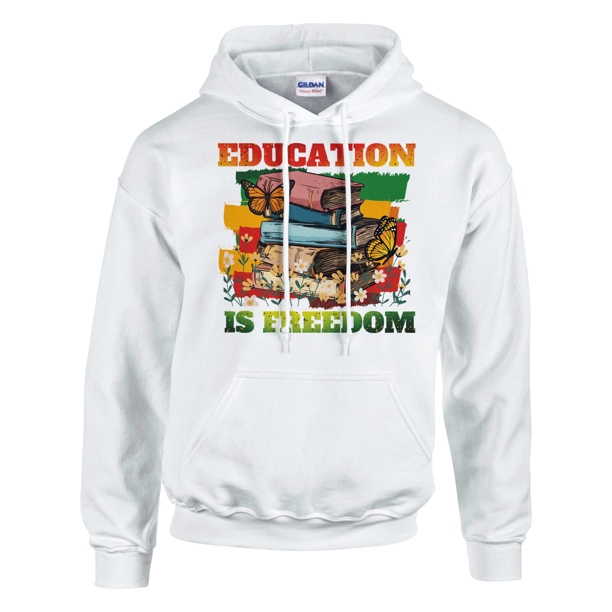 Education is Freedom | Black History Hoodie For Men & Women - Prideful Roots