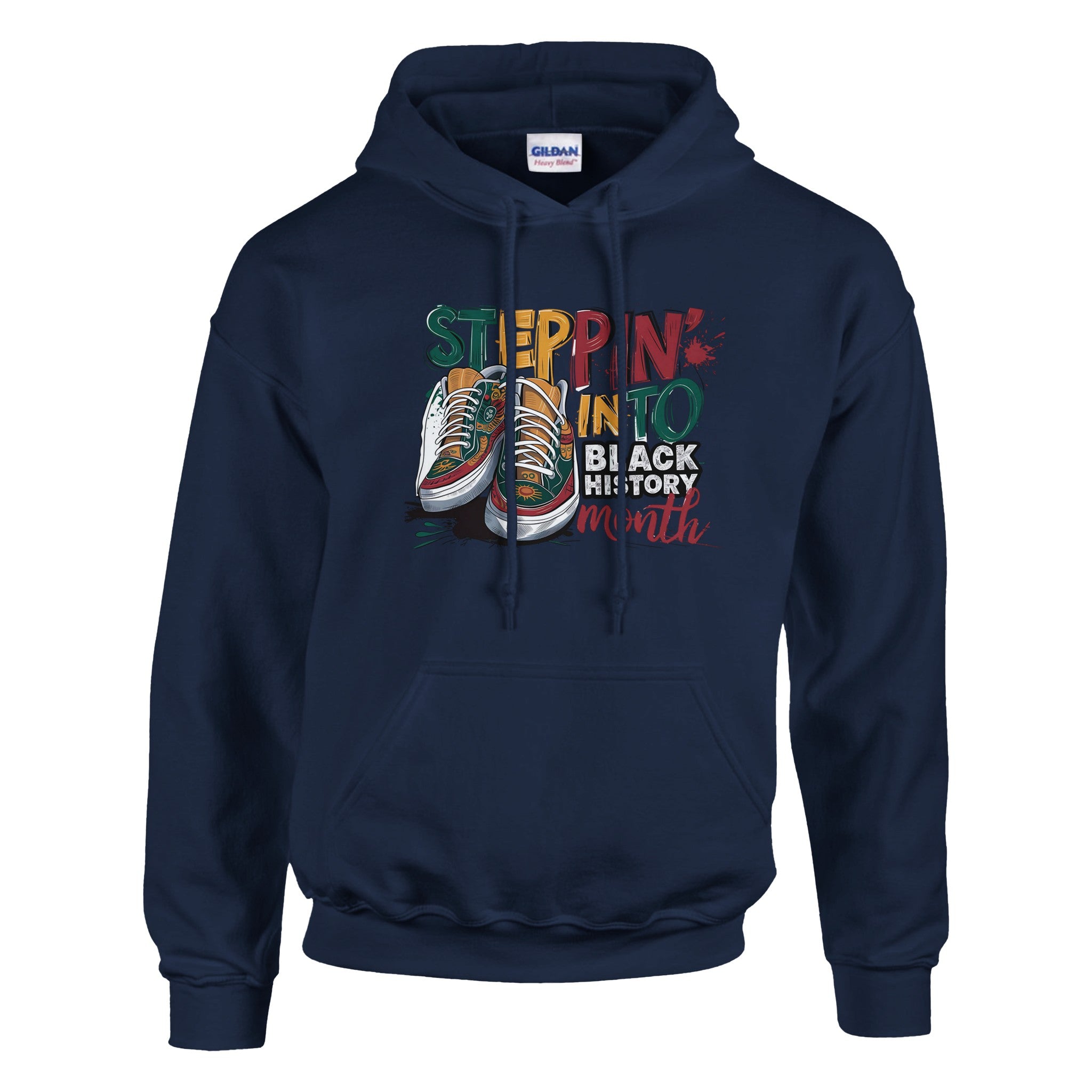 Stepping Into Black History Month Hoodie For Men & Women - Prideful Roots
