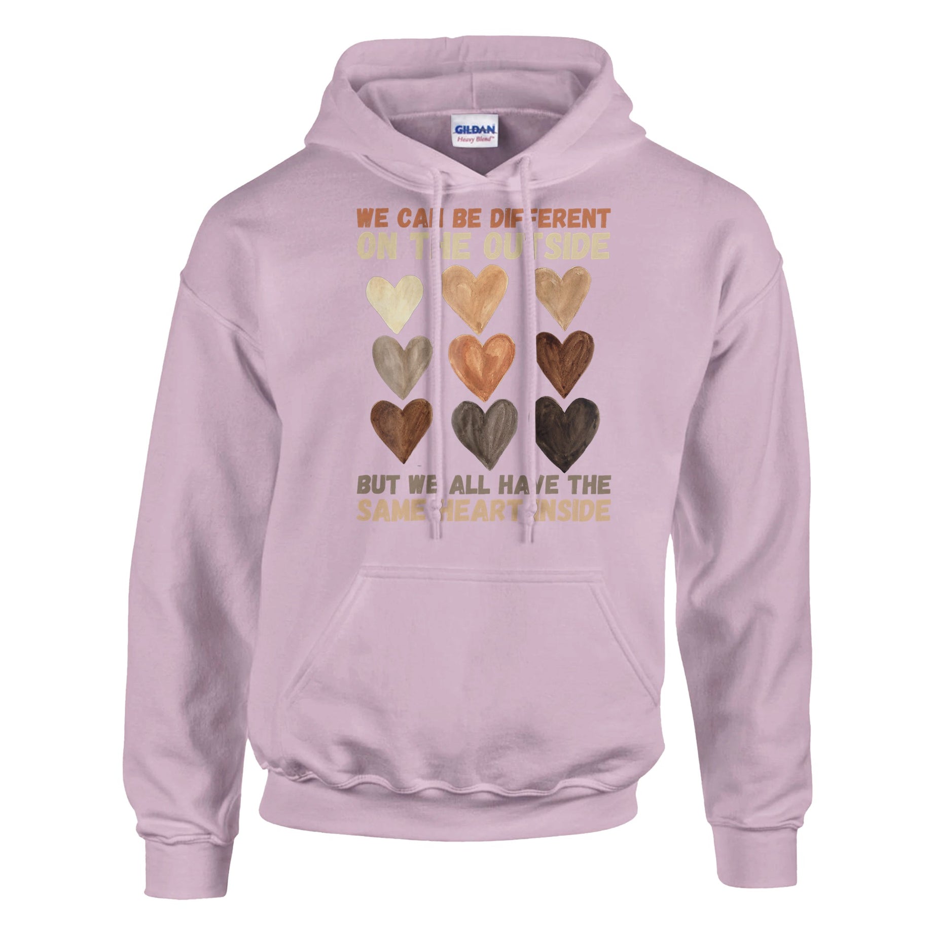 Different Outside, Same Heart Inside Hoodie For Men & Women - Prideful Roots