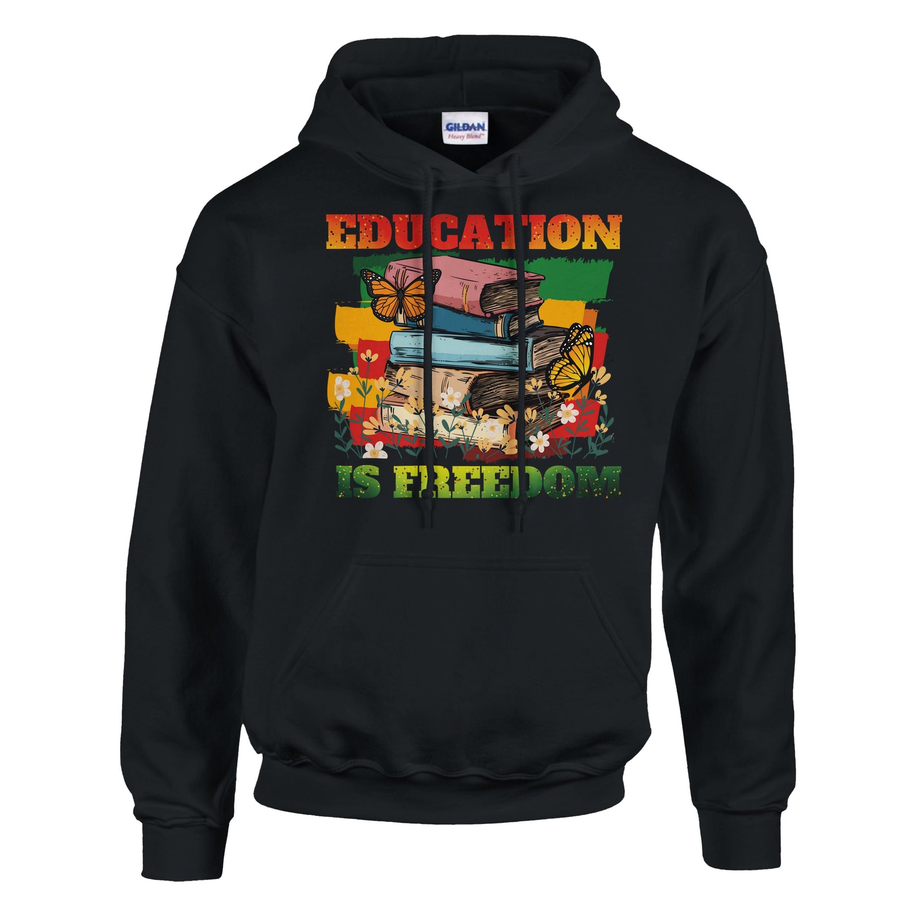 Education is Freedom | Black History Hoodie For Men & Women - Prideful Roots