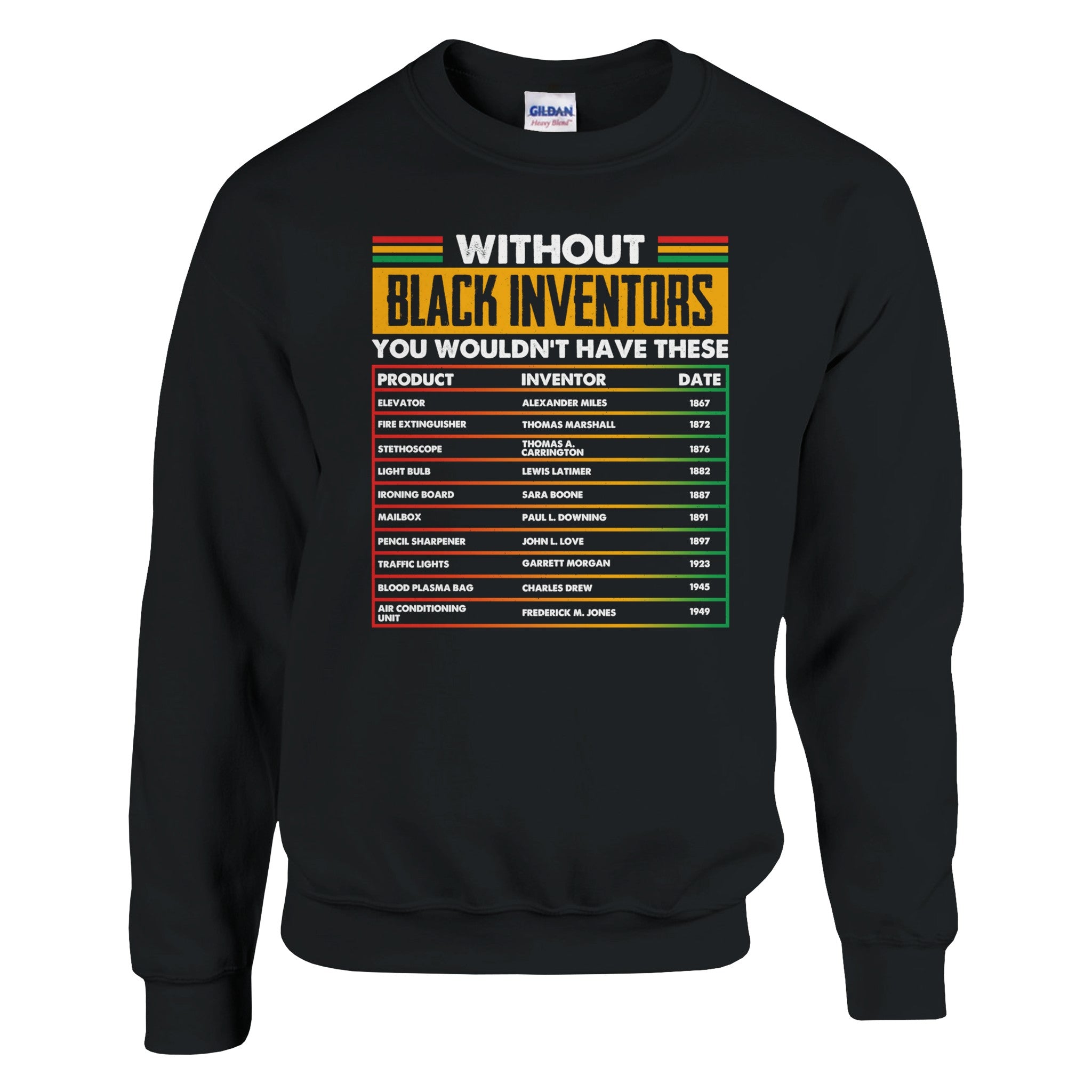 Without Black Inventors Sweatshirt For Men & Women - Prideful Roots