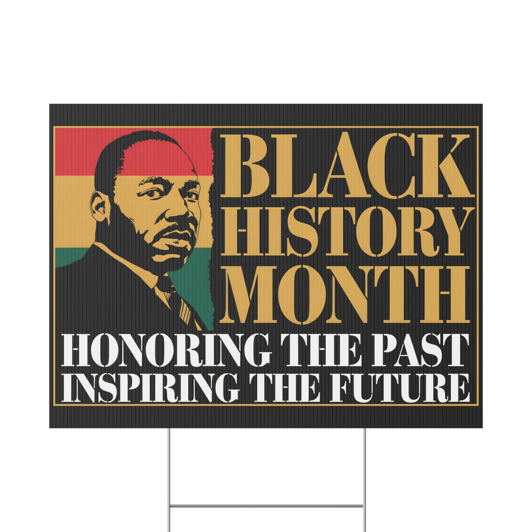 Black History Month Yard Sign | 24x18" | Double-Sided | Made in USA - Prideful Roots
