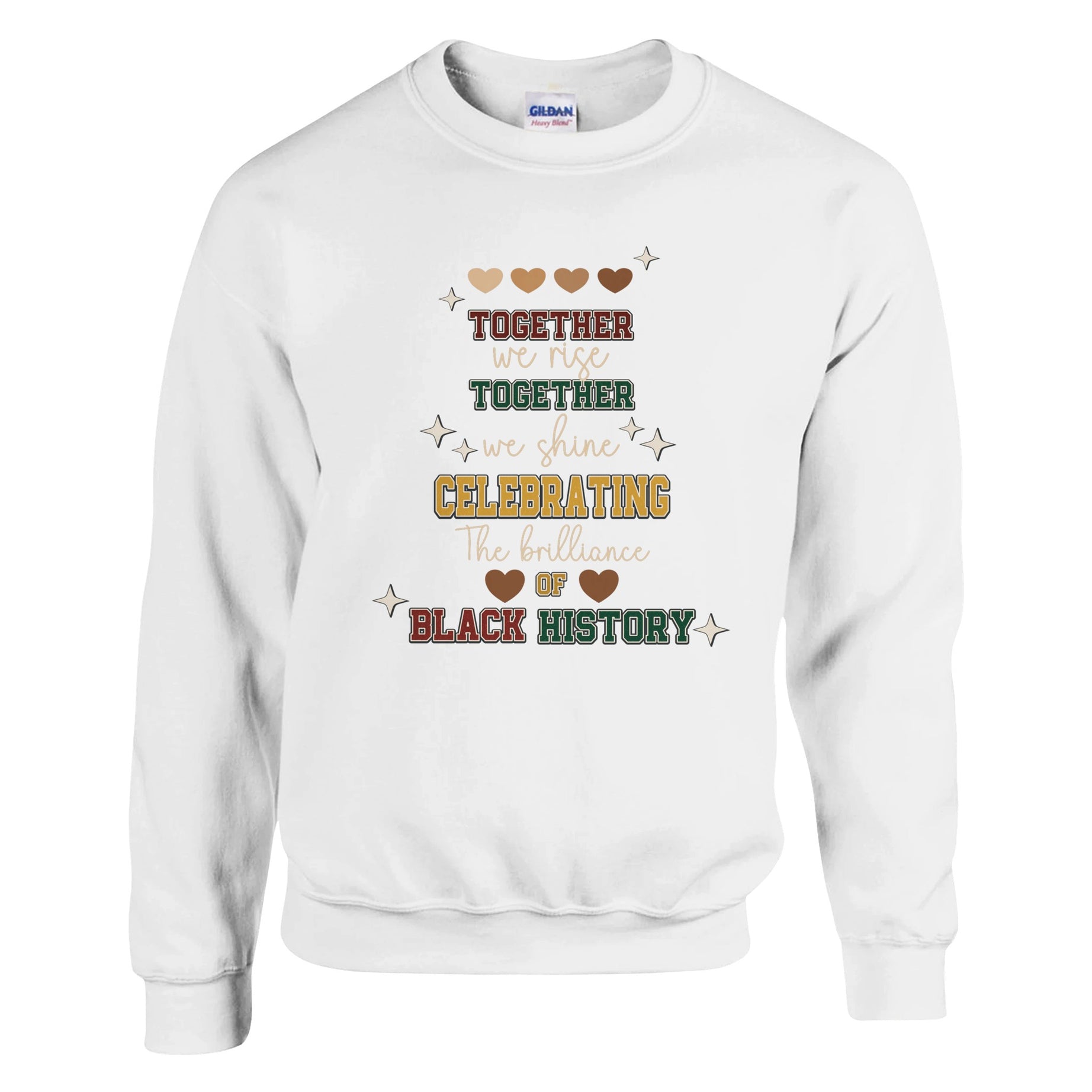 Together We Rise, Celebrating Black History Sweatshirt For Men & Women - Prideful Roots