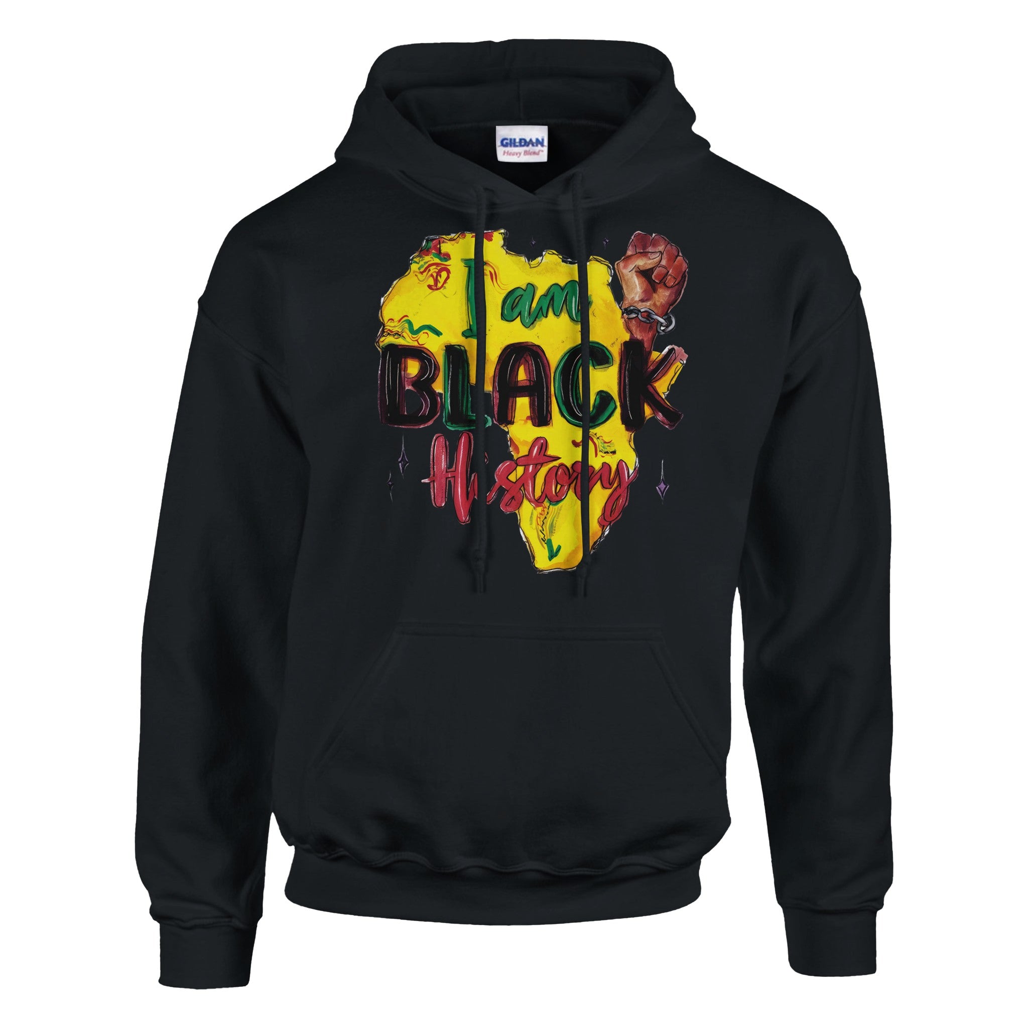 I Am Black History: Empowerment Through Heritage Hoodie For Men & Women - Prideful Roots