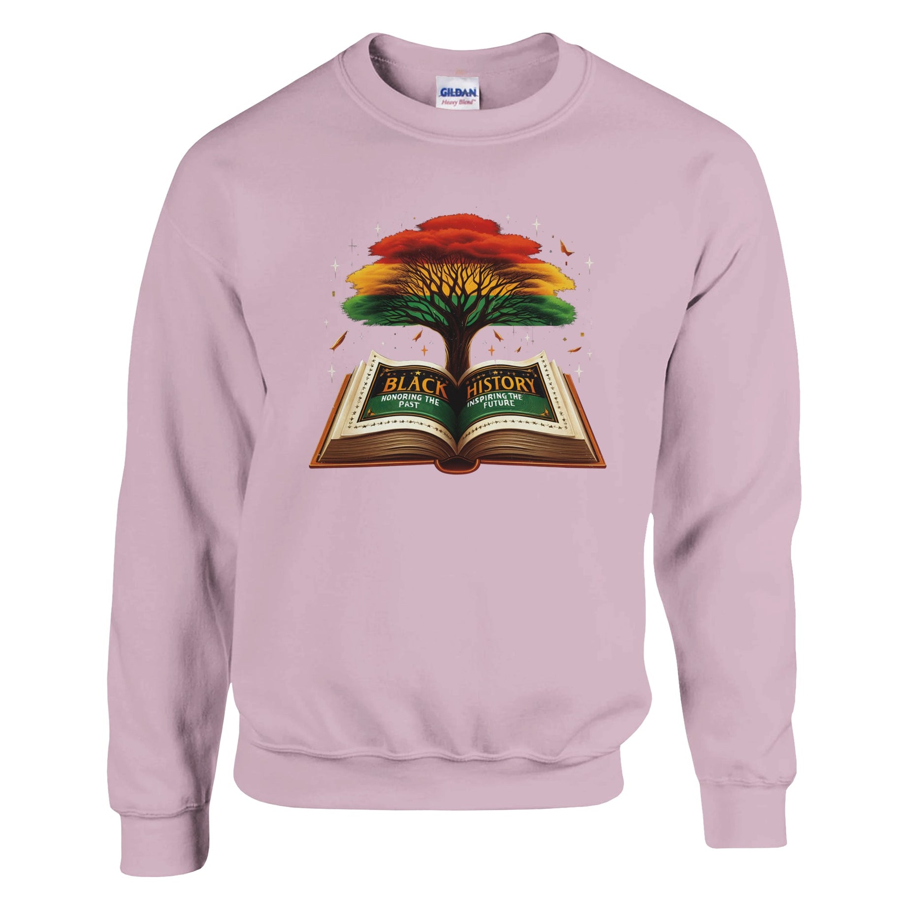 Black History Book & Tree Sweatshirt For Men & Women - Prideful Roots