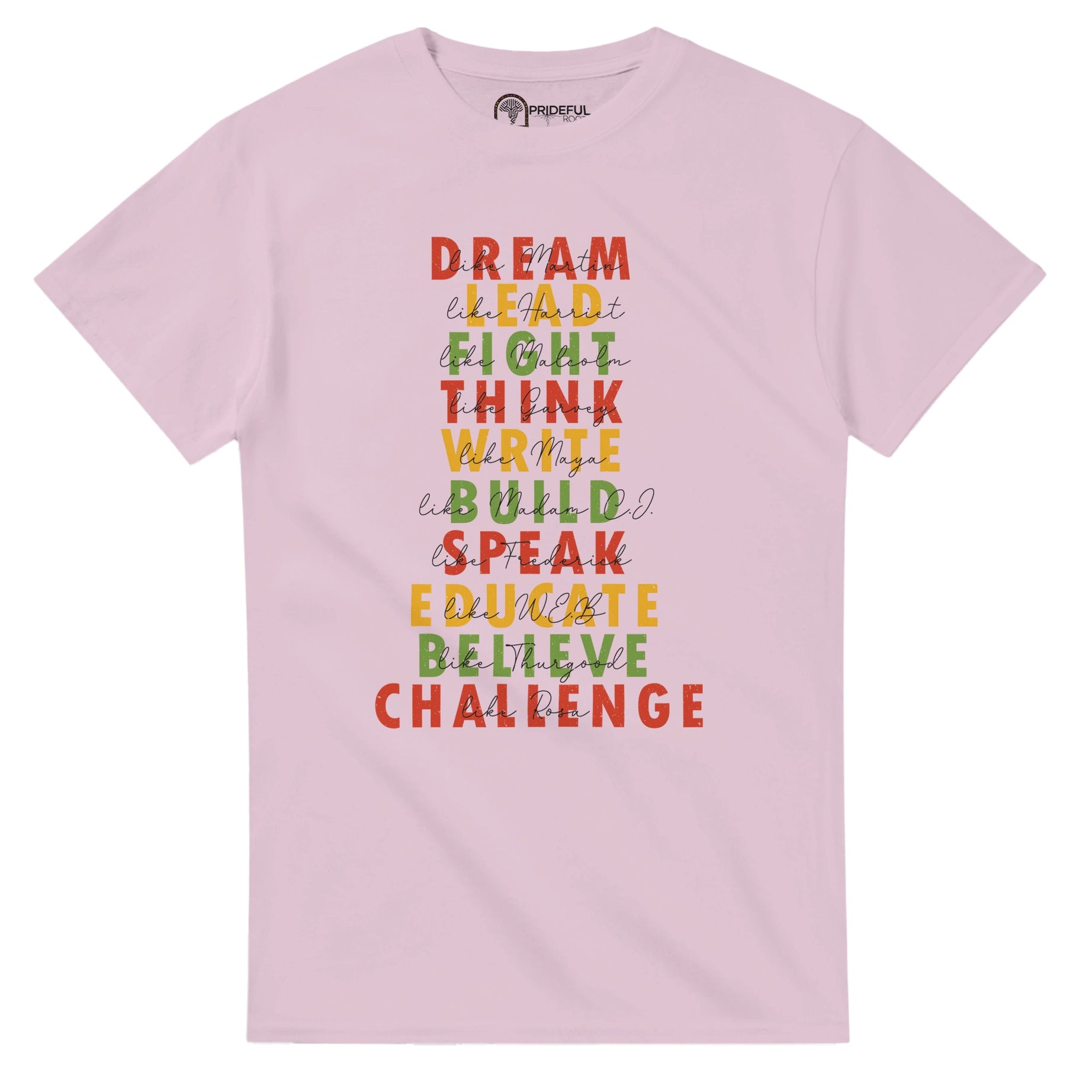 Great African American Leaders Black History Month T-shirt For Men & Women - Prideful Roots