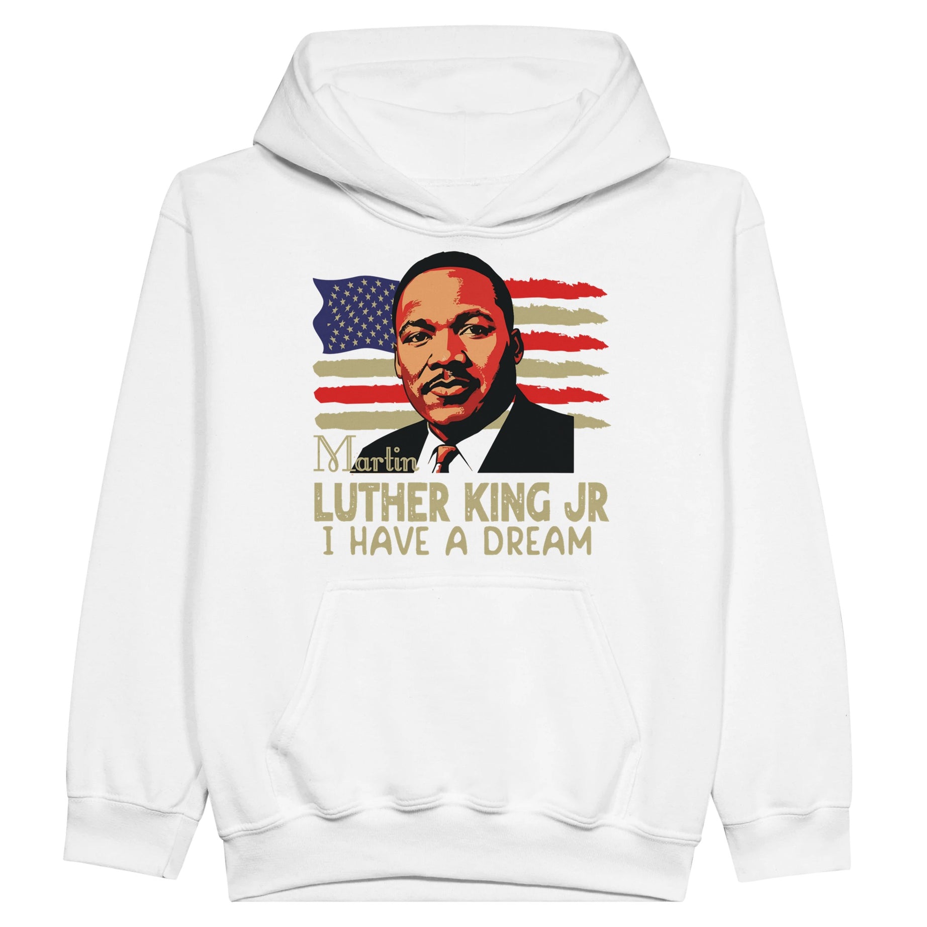 I Have a Dream Martin Luther King Jr. | Black History Icon Hoodie For Kids - Prideful Roots