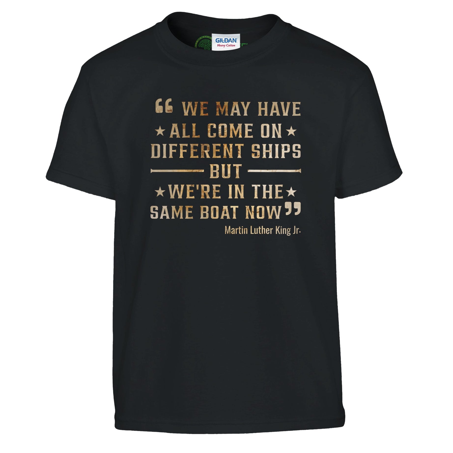 United We Sail: MLK's Message T-shirt For Kids - Prideful Roots