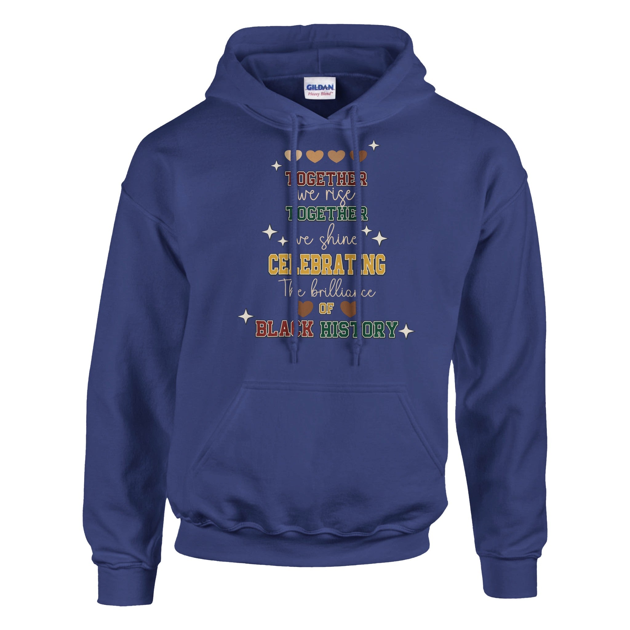 Together We Rise, Celebrating Black History Hoodie For Men & Women - Prideful Roots