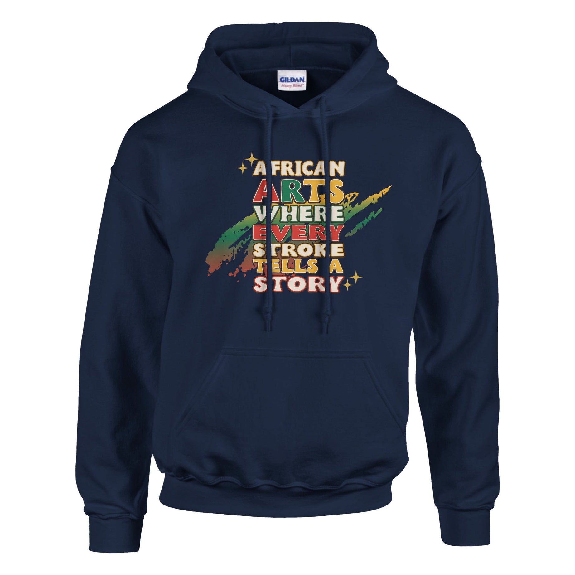 African Arts: Where Every Stroke Tells a Story Hoodie For Men & Women - Prideful Roots