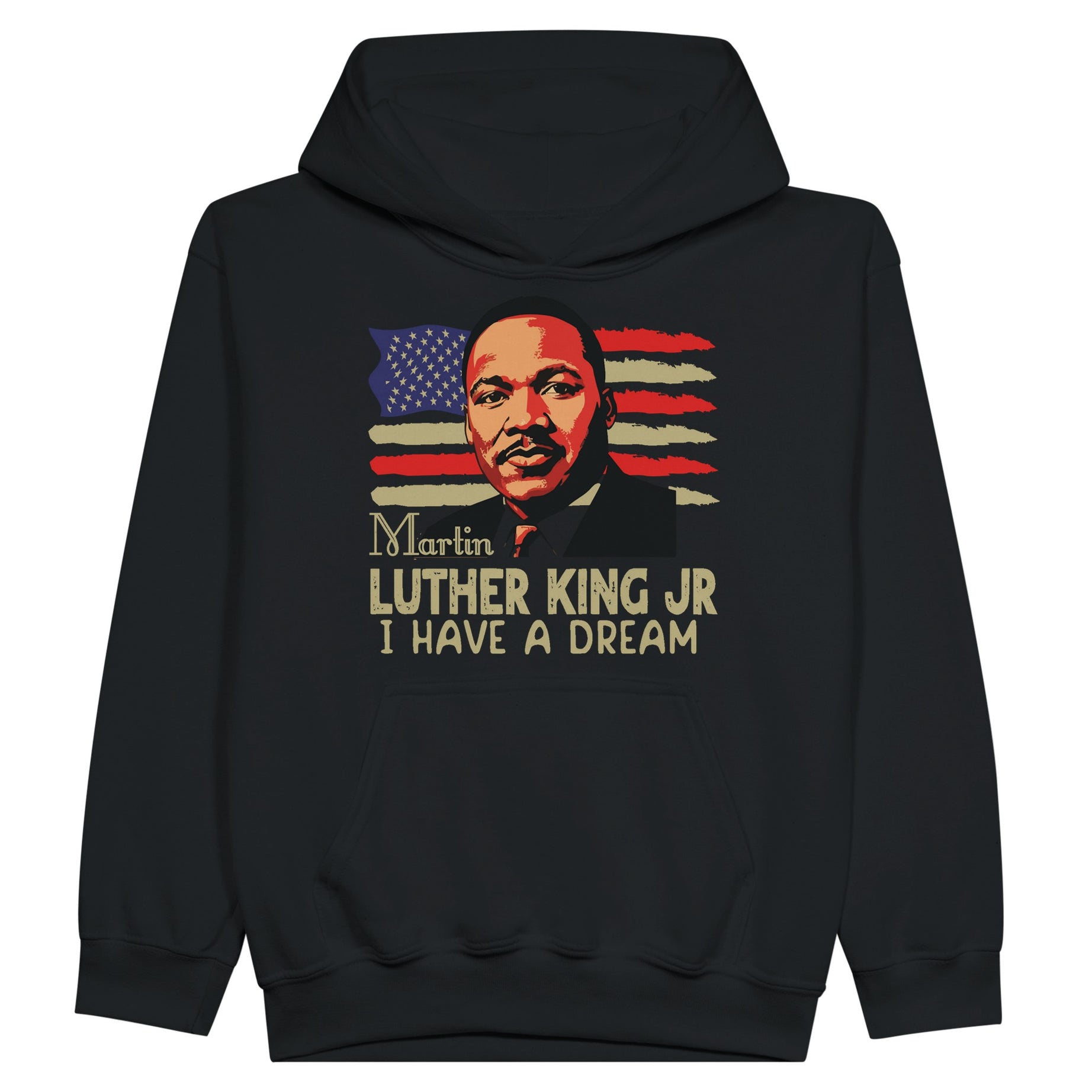 I Have a Dream Martin Luther King Jr. | Black History Icon Hoodie For Kids - Prideful Roots