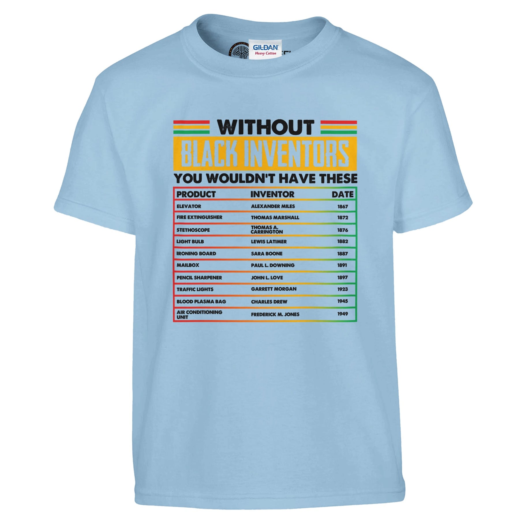 Without Black Inventors T-shirt For Kids - Prideful Roots