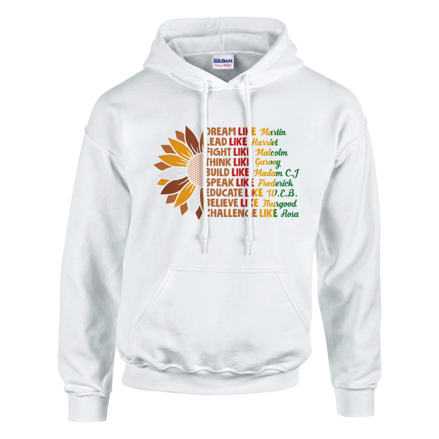 Black History Icons Sunflower Hoodie For Men & Women - Prideful Roots