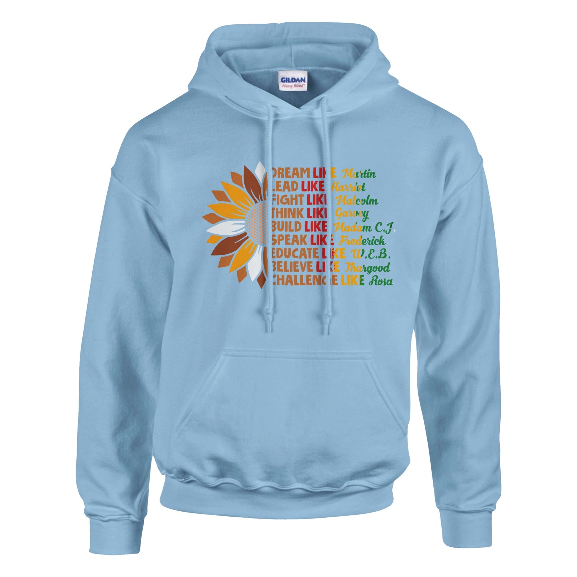 Black History Icons Sunflower Hoodie For Men & Women - Prideful Roots