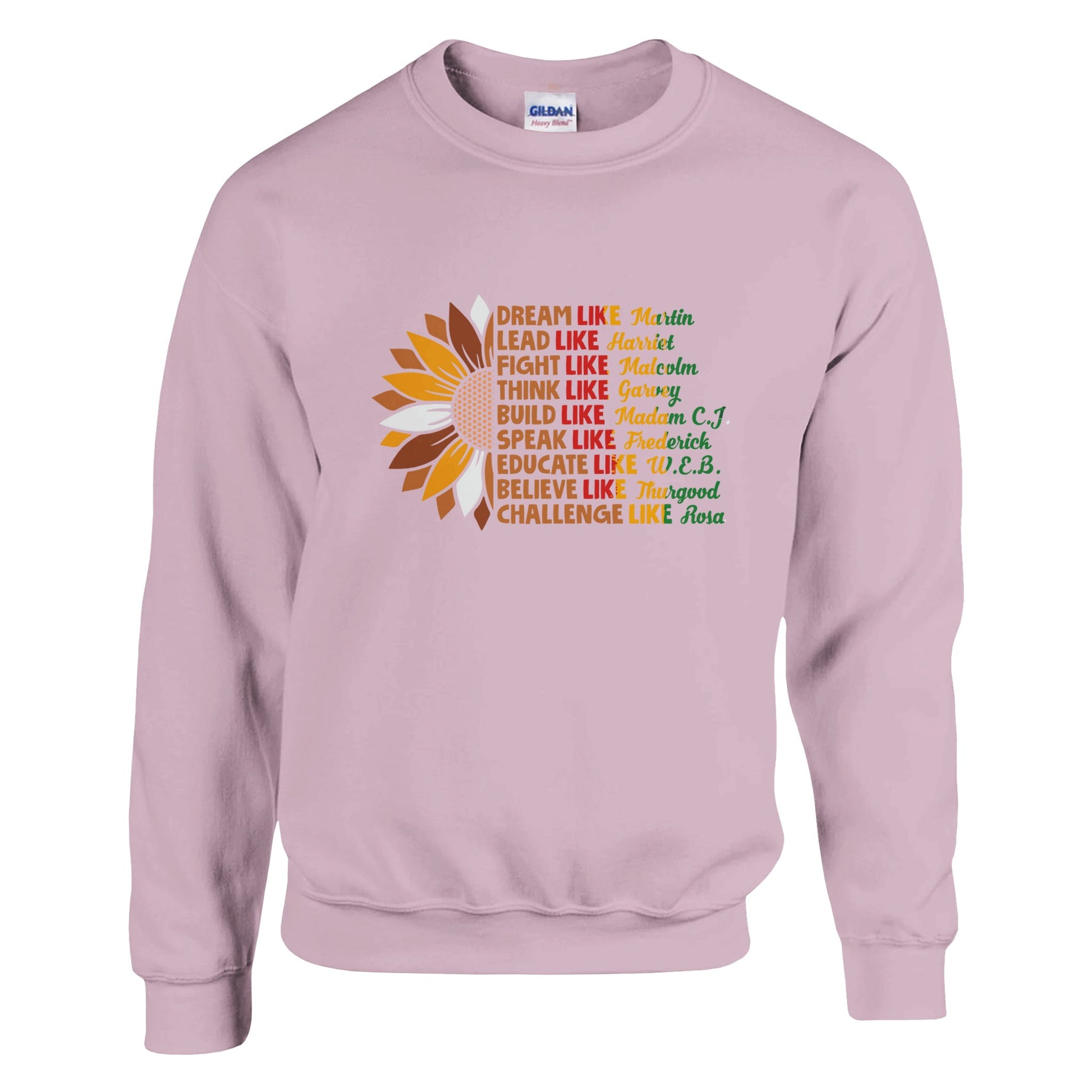 Black History Icons Sunflower Sweatshirt For Men & Women - Prideful Roots