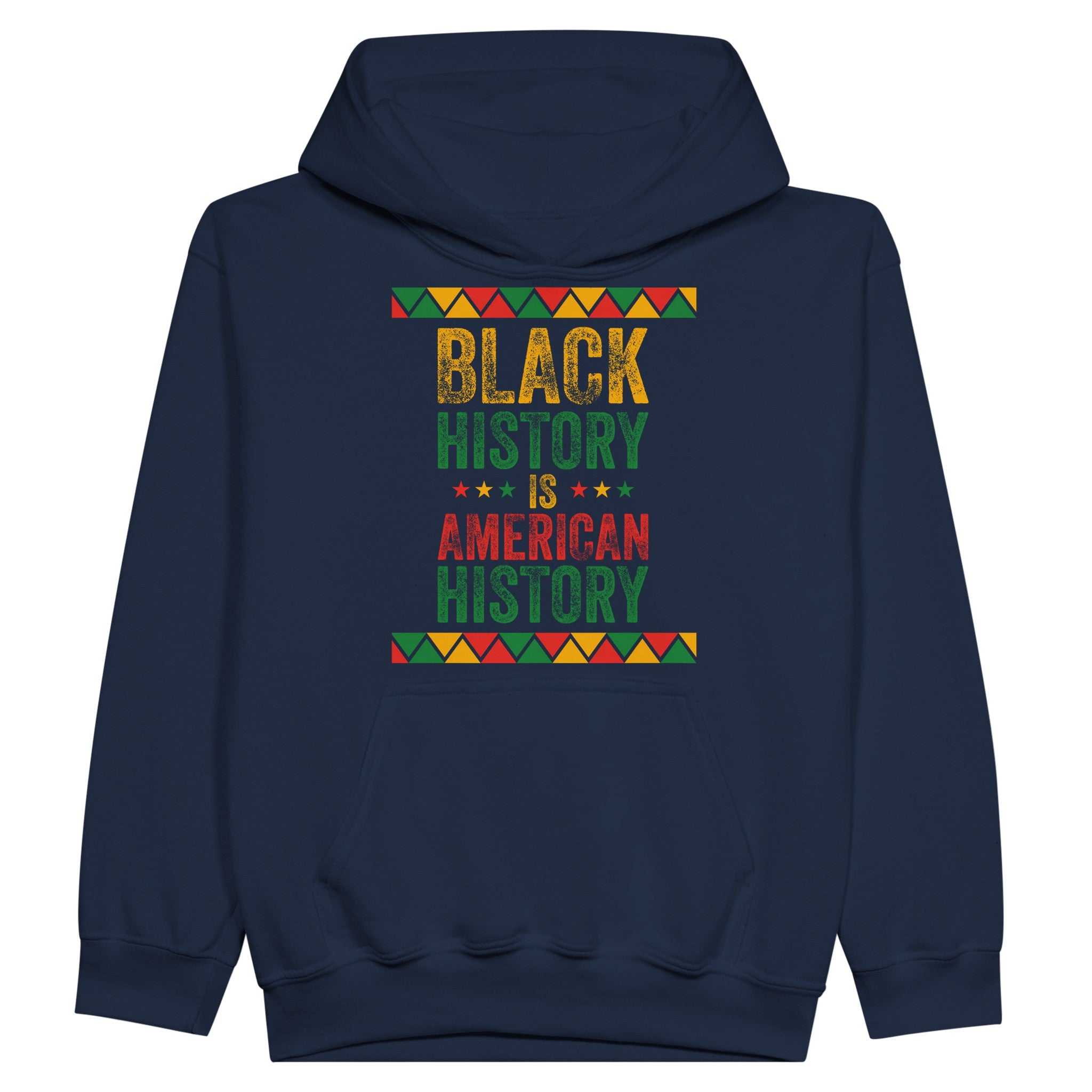 Black History Is American History Hoodie For Kids - Prideful Roots