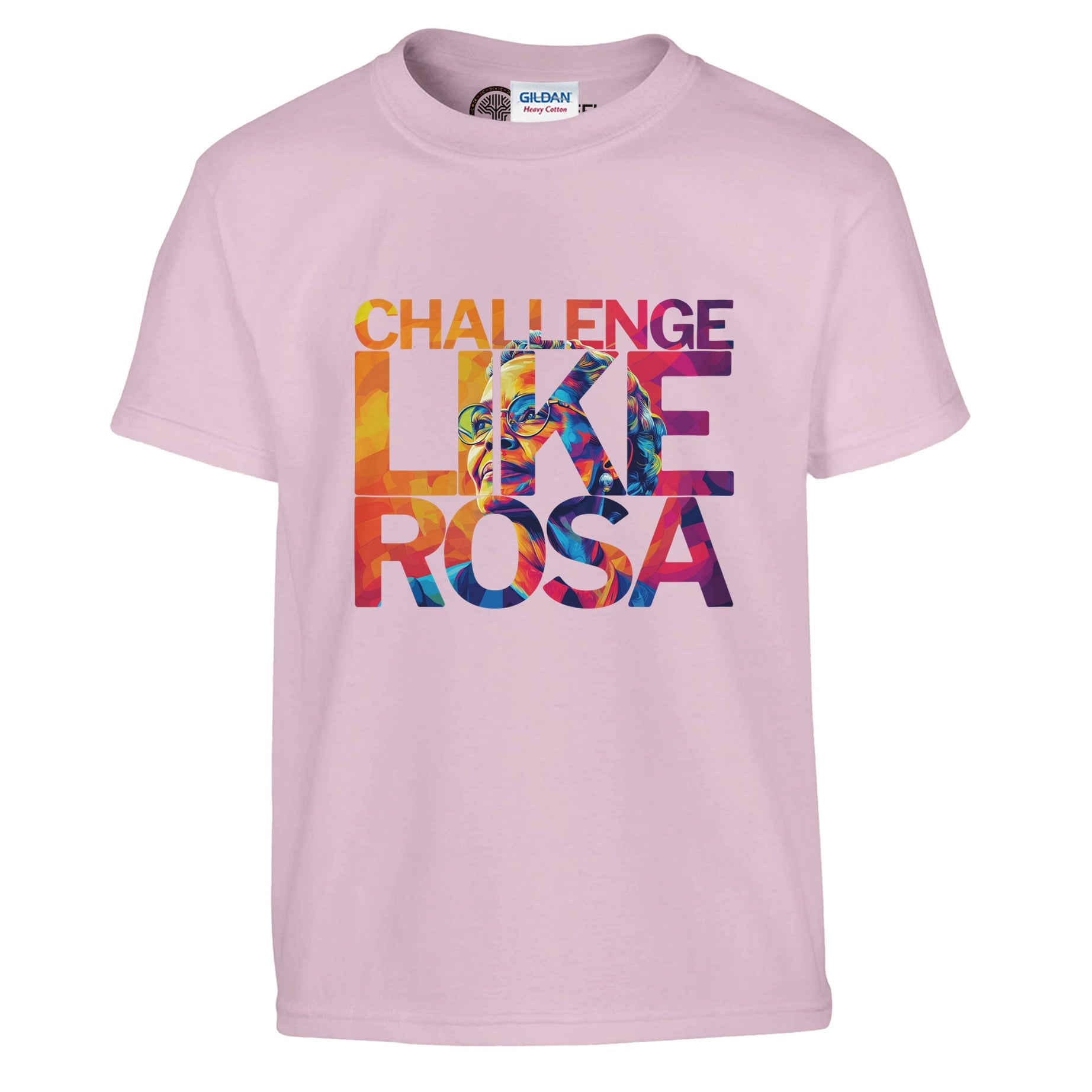 Challenge Like Rosa | Black History Icon T-shirt For Kids - Prideful Roots
