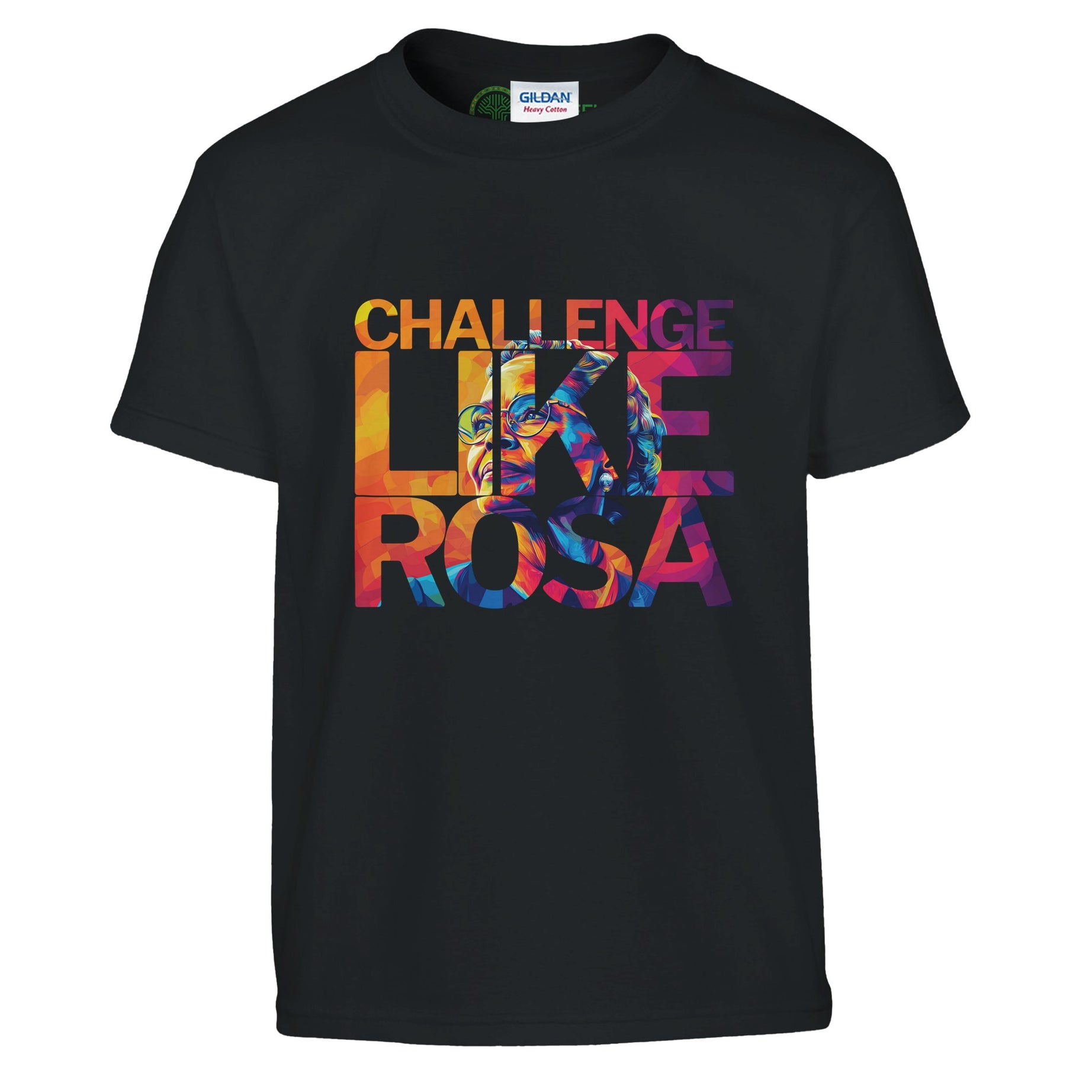 Challenge Like Rosa | Black History Icon T-shirt For Kids - Prideful Roots