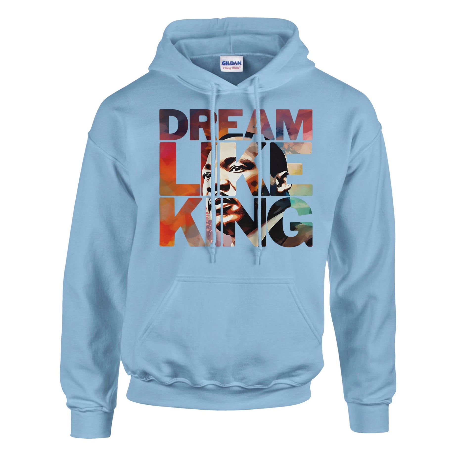 Dream Like King | Black History Icon Hoodie For Men & Women - Prideful Roots