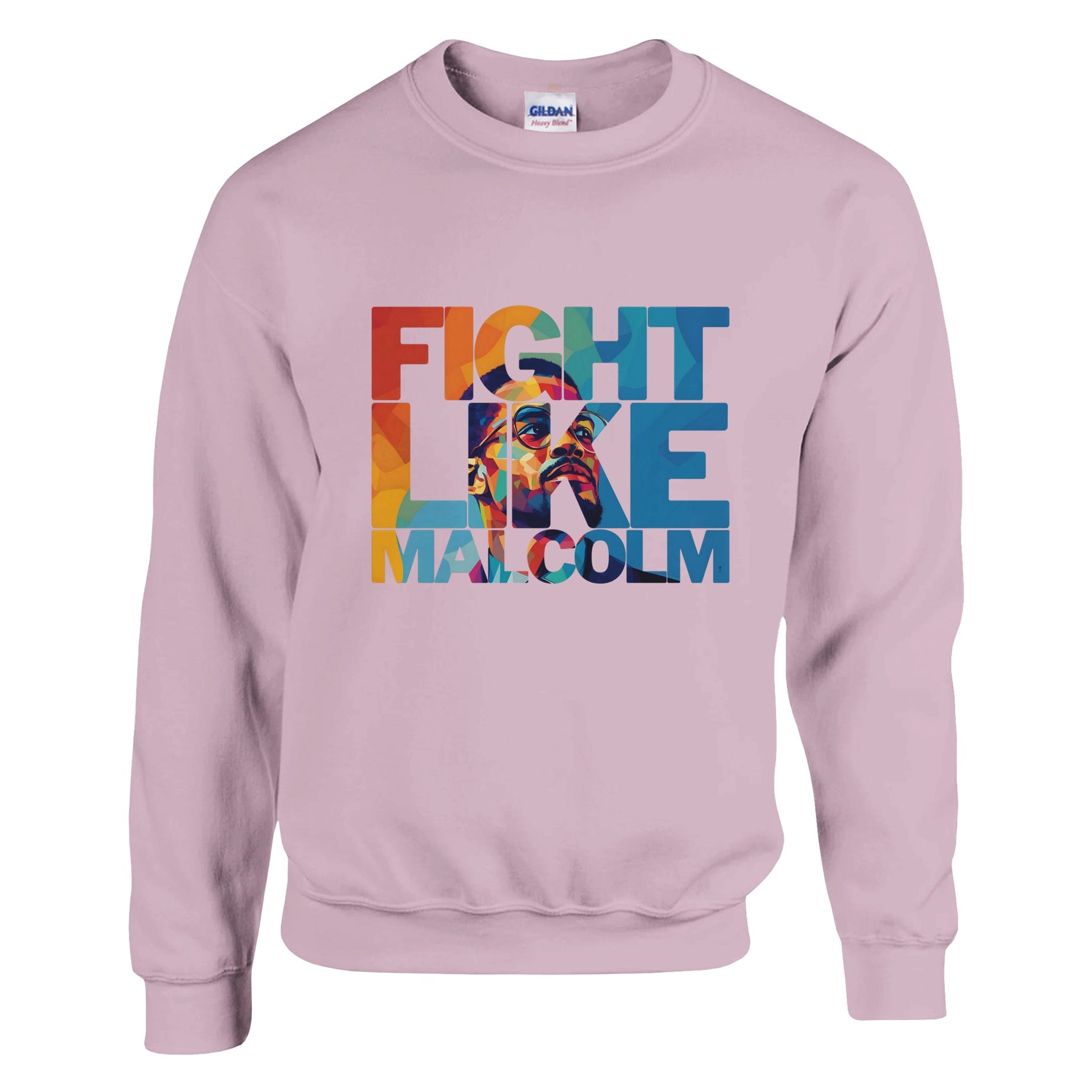 Fight Like Malcolm | Black History Icon Sweatshirt For Men & Women - Prideful Roots