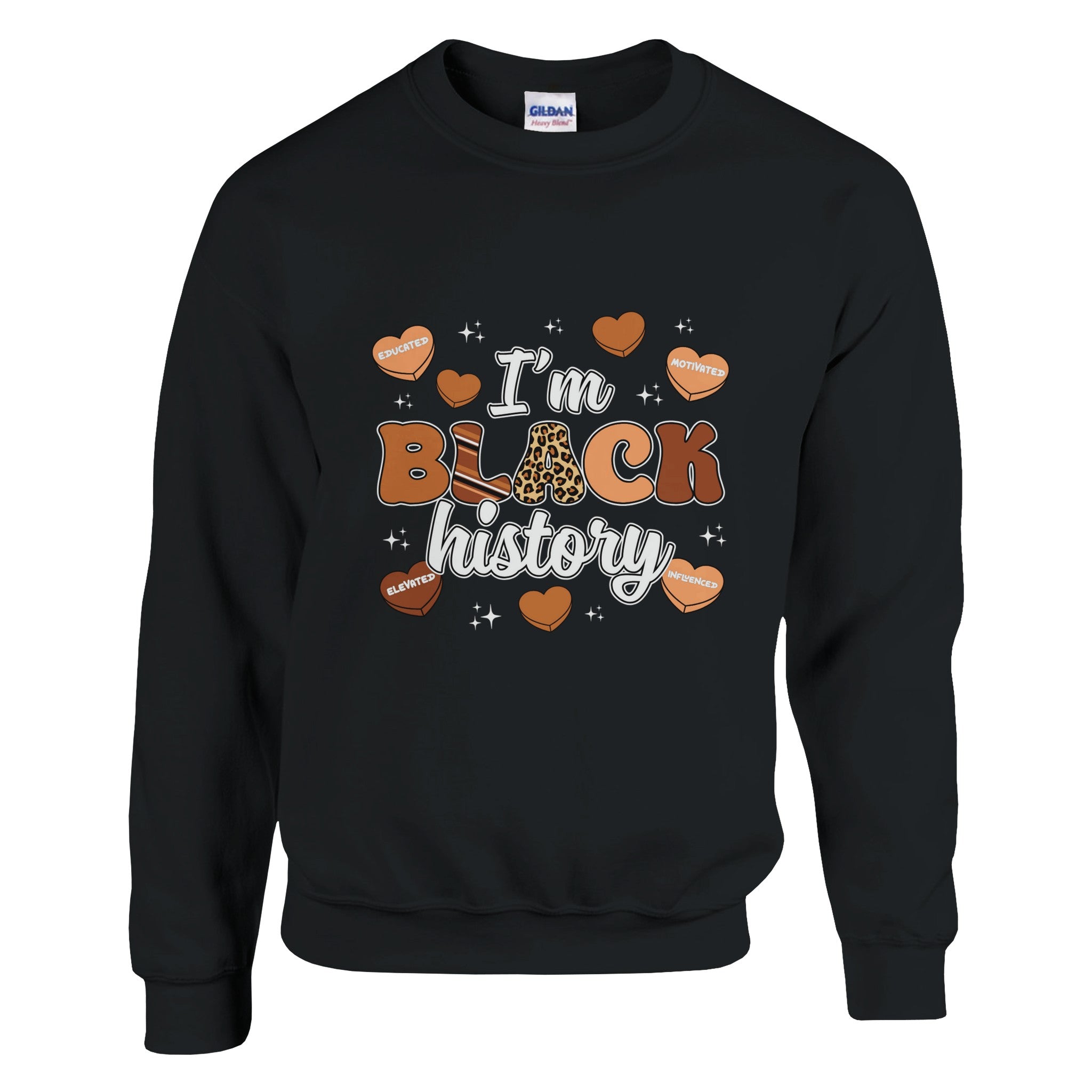 I'm Black History Chocolate Sweatshirt For Men & Women - Prideful Roots