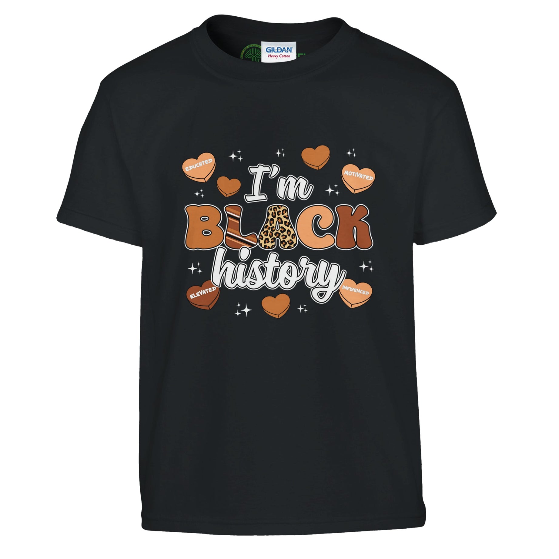 I'm Black History Chocolate T-shirt For Kids - Prideful Roots