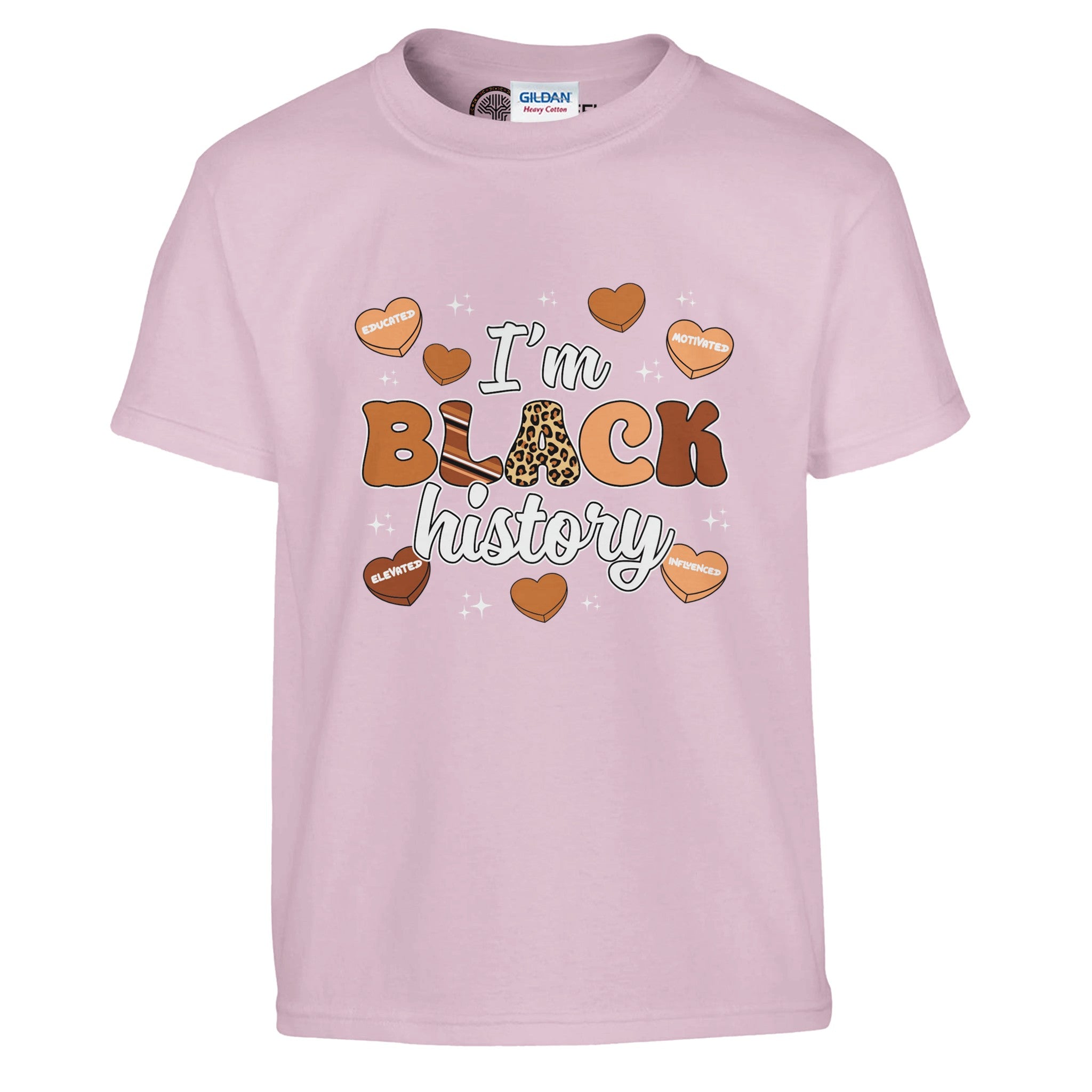 I'm Black History Chocolate T-shirt For Kids - Prideful Roots