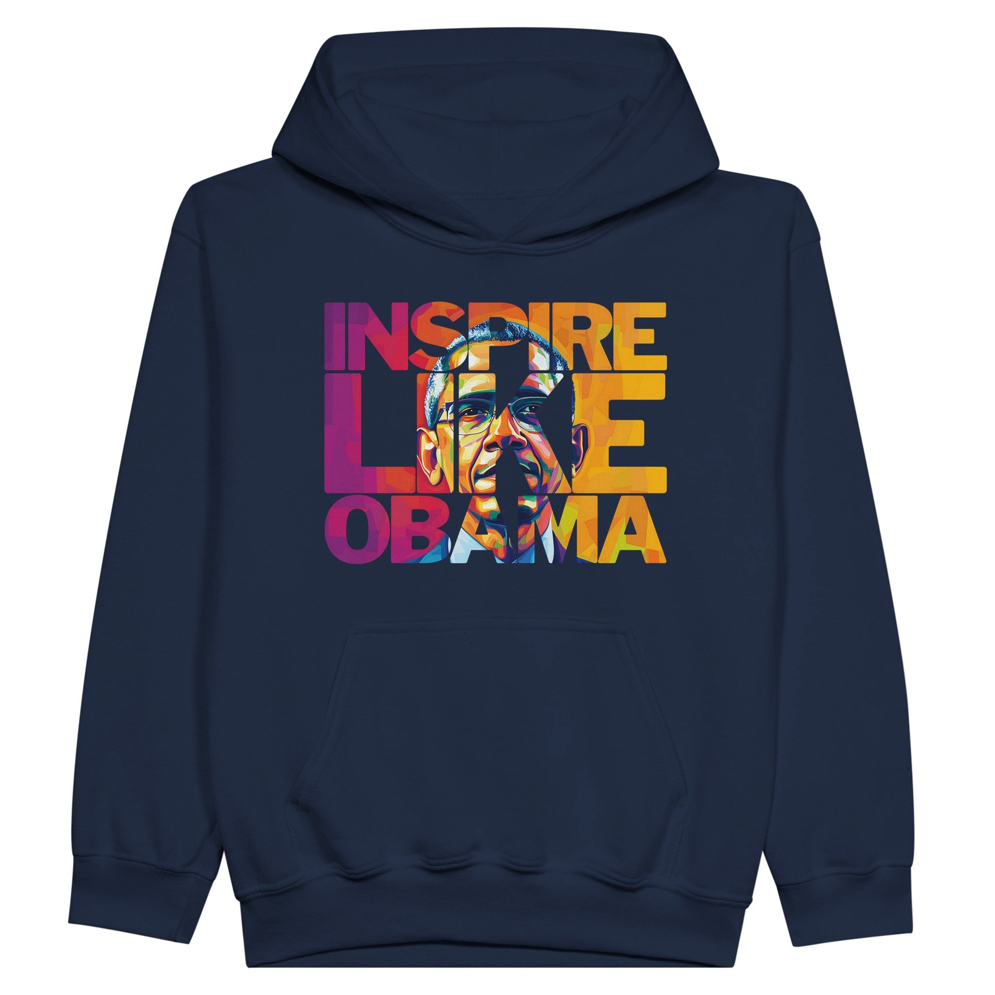 Inspire Like Obama | Black History Icon Hoodie For Kids - Prideful Roots