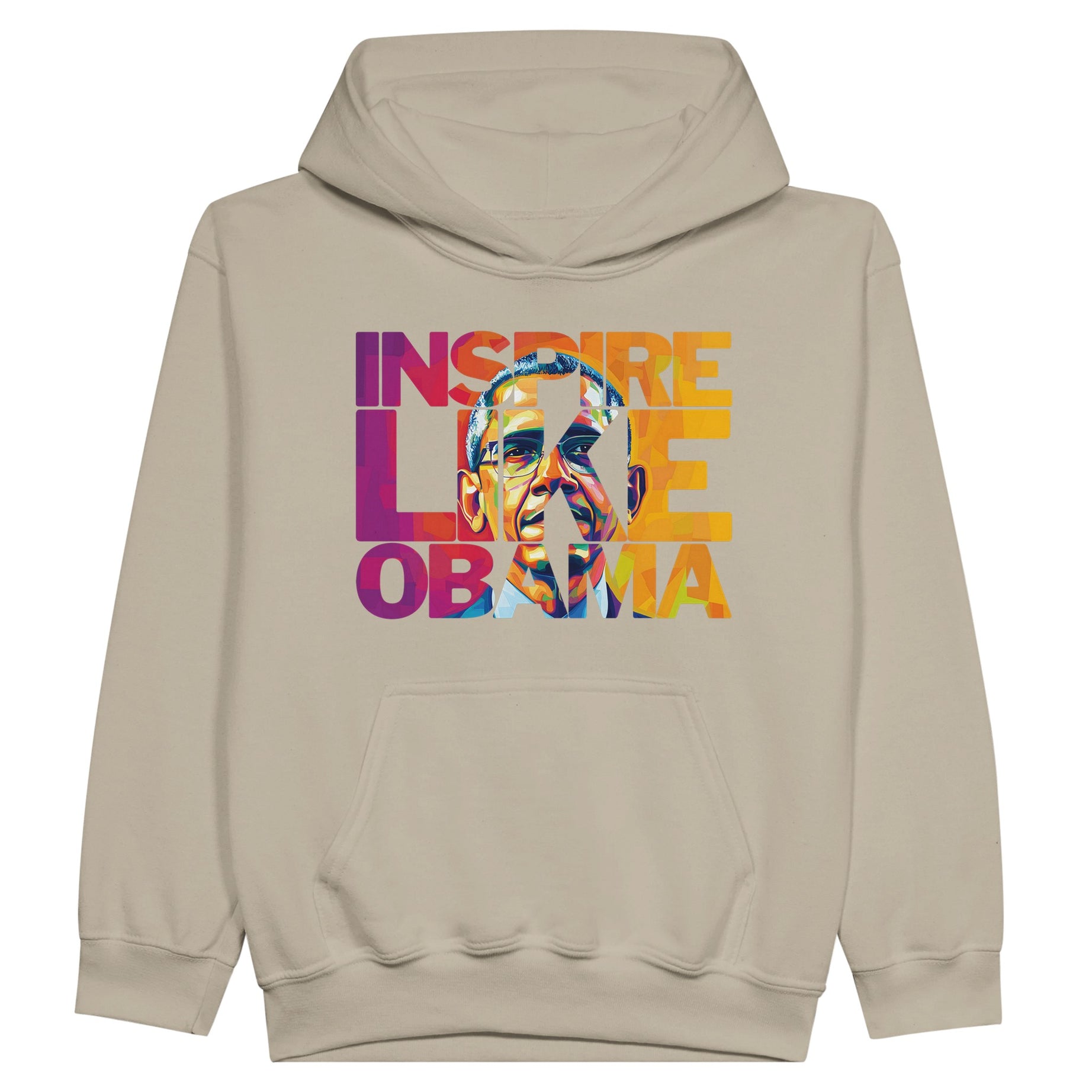 Inspire Like Obama | Black History Icon Hoodie For Kids - Prideful Roots
