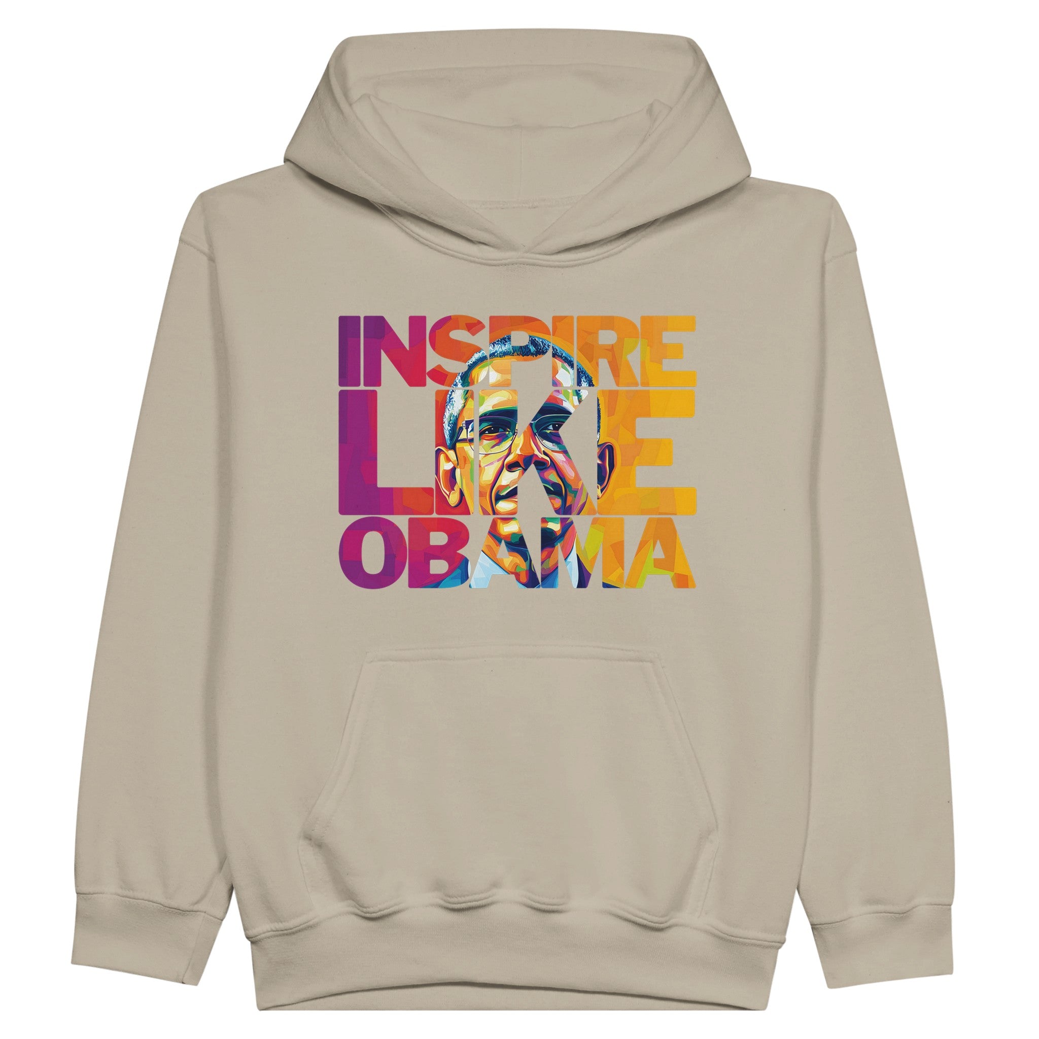 Inspire Like Obama | Black History Icon Hoodie For Kids - Prideful Roots