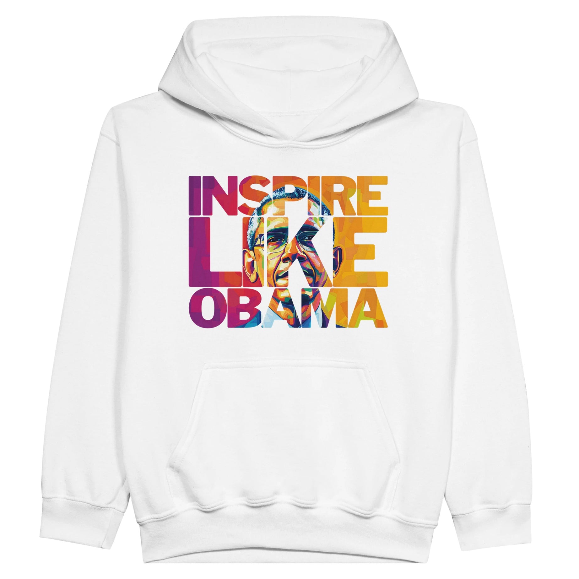 Inspire Like Obama | Black History Icon Hoodie For Kids - Prideful Roots
