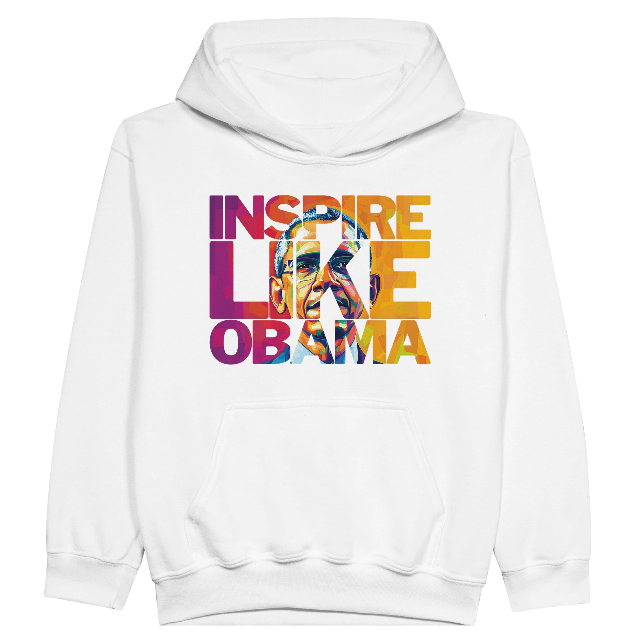 Inspire Like Obama | Black History Icon Hoodie For Kids - Prideful Roots