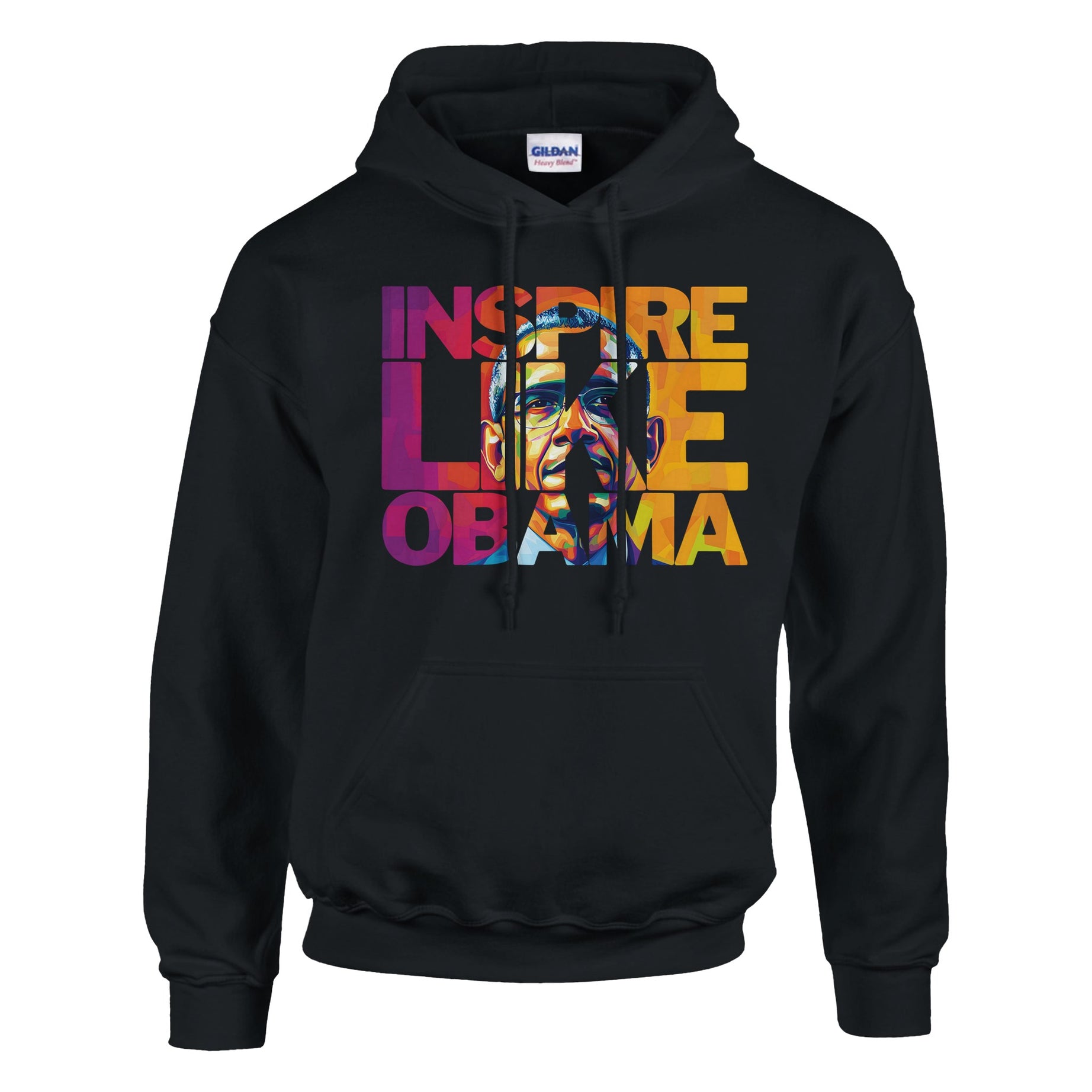 Inspire Like Obama | Black History Icon Hoodie For Men & Women - Prideful Roots