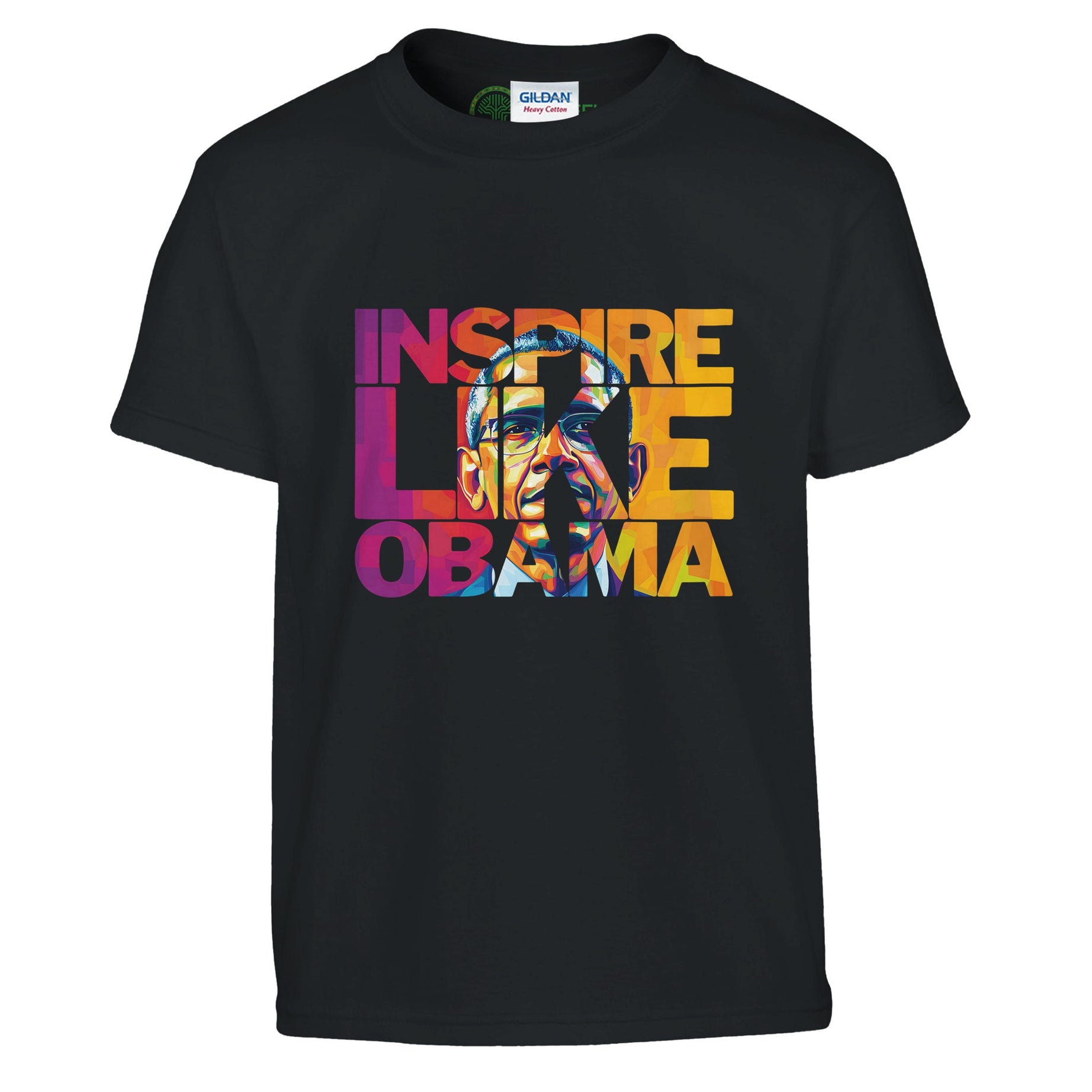 Inspire Like Obama | Black History Icon T-shirt For Kids - Prideful Roots