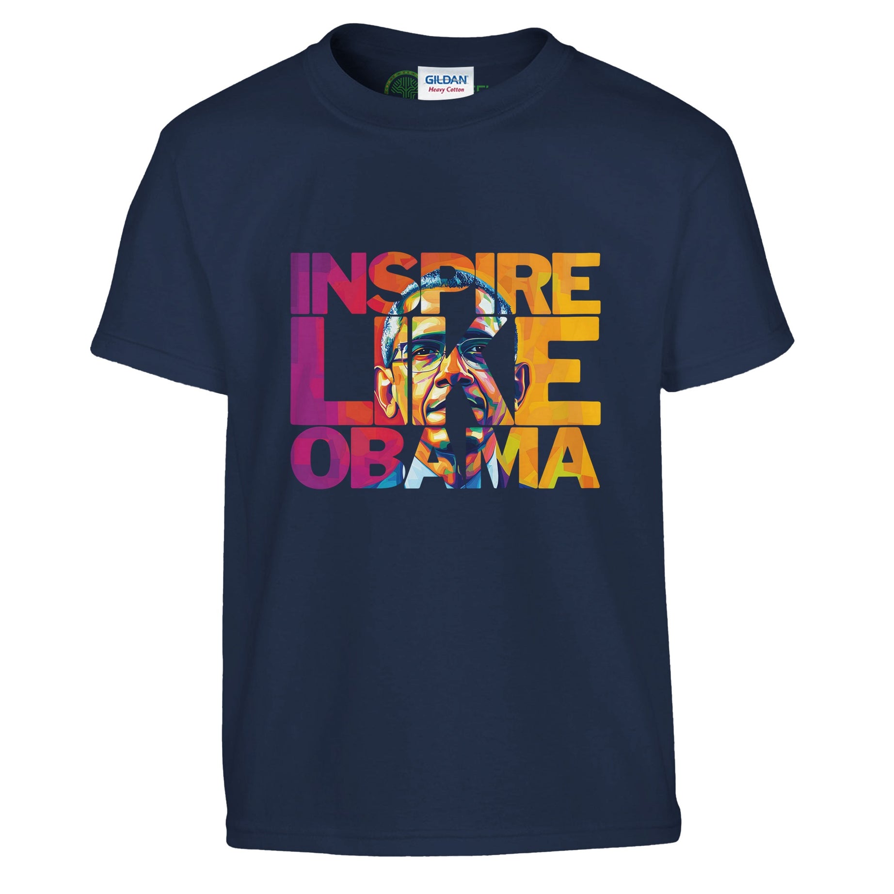 Inspire Like Obama | Black History Icon T-shirt For Kids - Prideful Roots