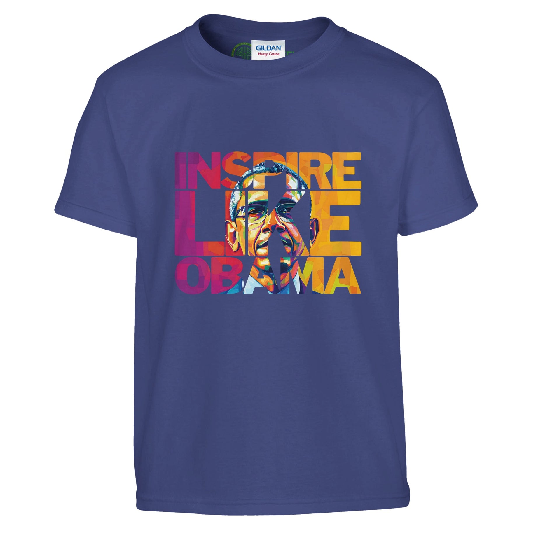 Inspire Like Obama | Black History Icon T-shirt For Kids - Prideful Roots