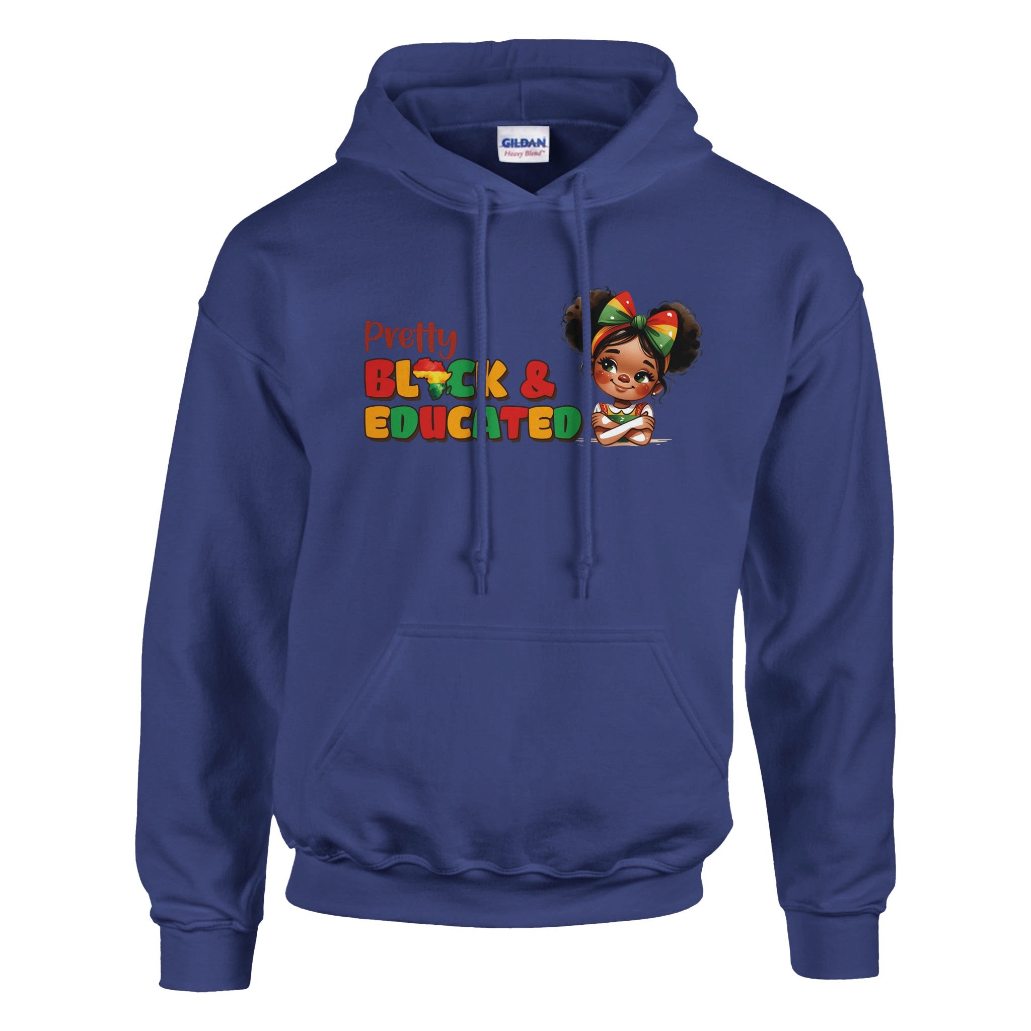 Pretty Black And Educated Hoodie For Men & Women - Prideful Roots