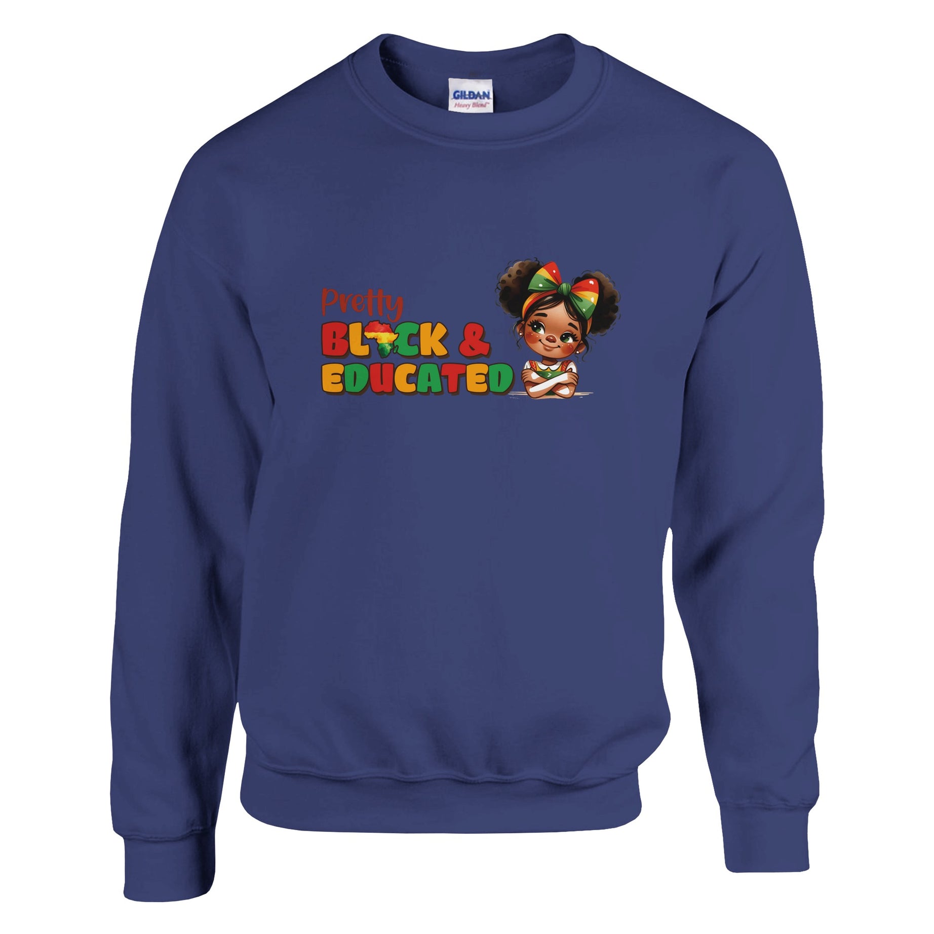 Pretty Black And Educated Sweatshirt For Men & Women - Prideful Roots