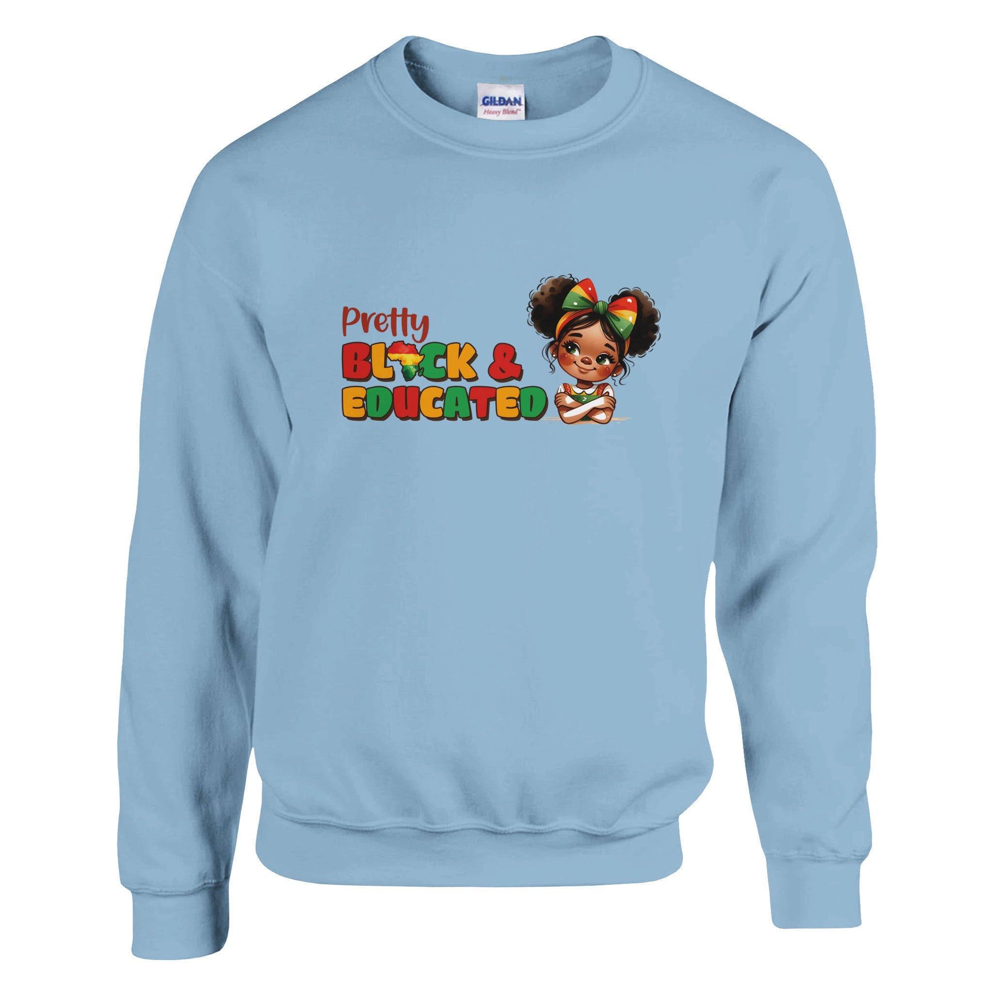 Pretty Black And Educated Sweatshirt For Men & Women - Prideful Roots
