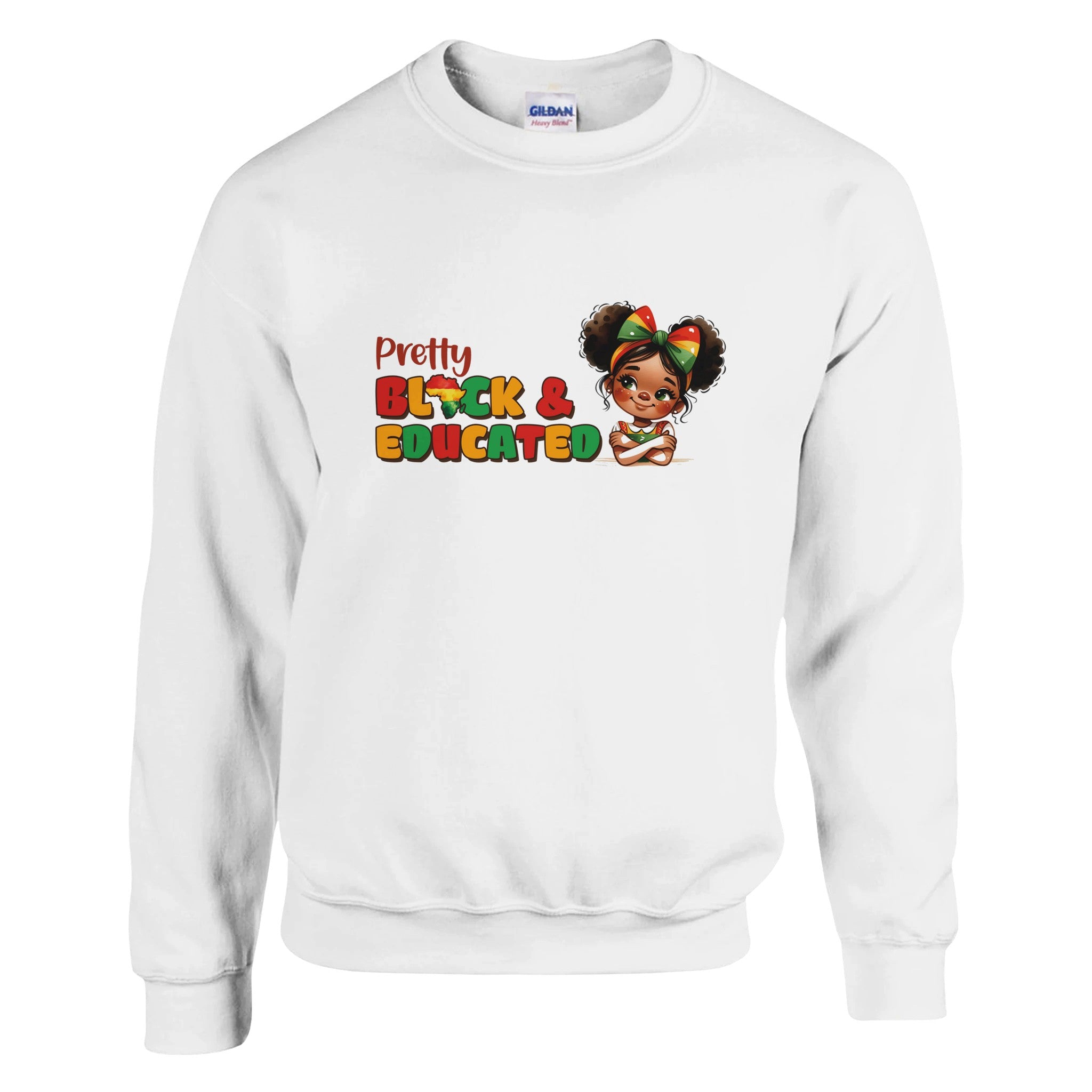 Pretty Black And Educated Sweatshirt For Men & Women - Prideful Roots