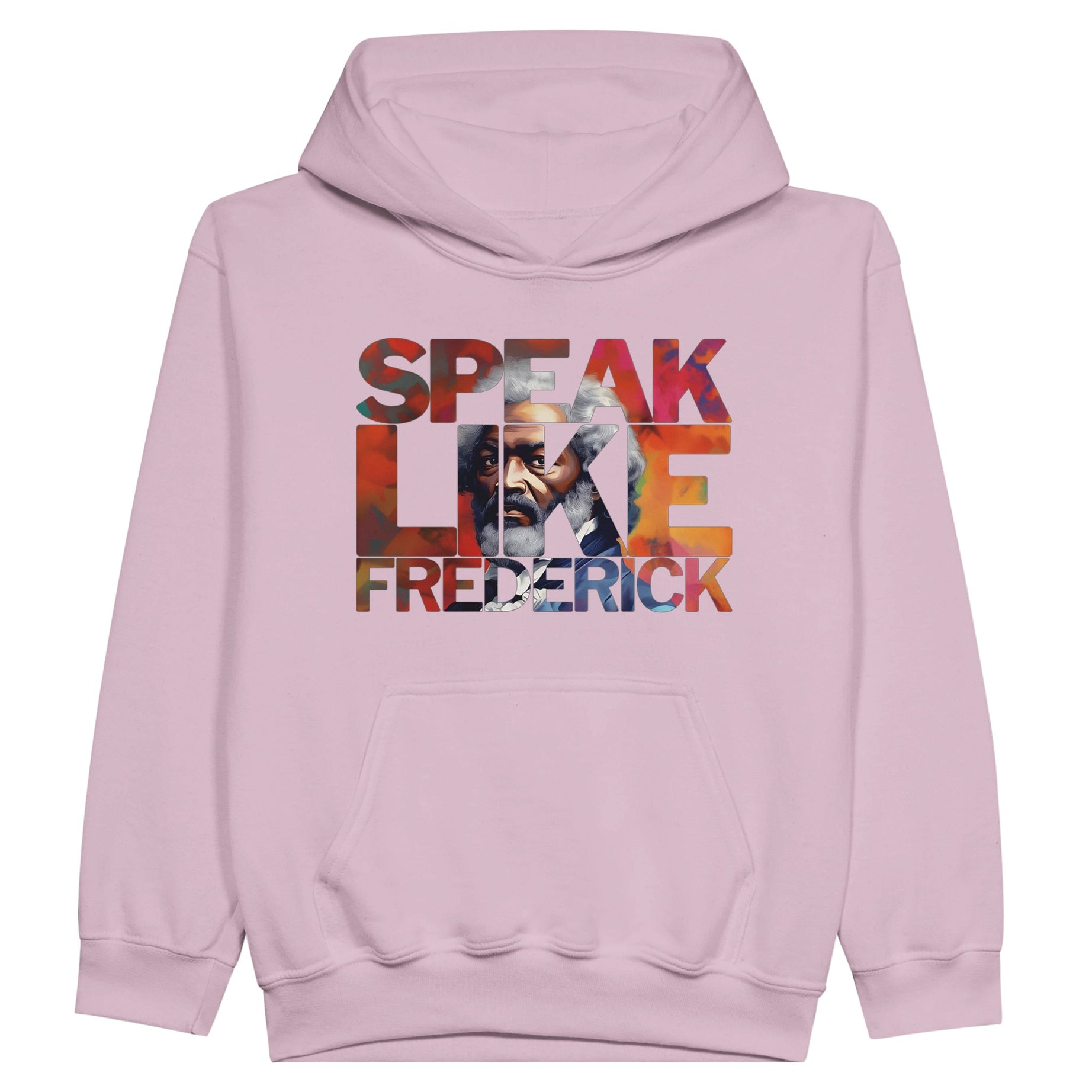 Speak Like Frederick | Black History Icon Hoodie For Kids - Prideful Roots