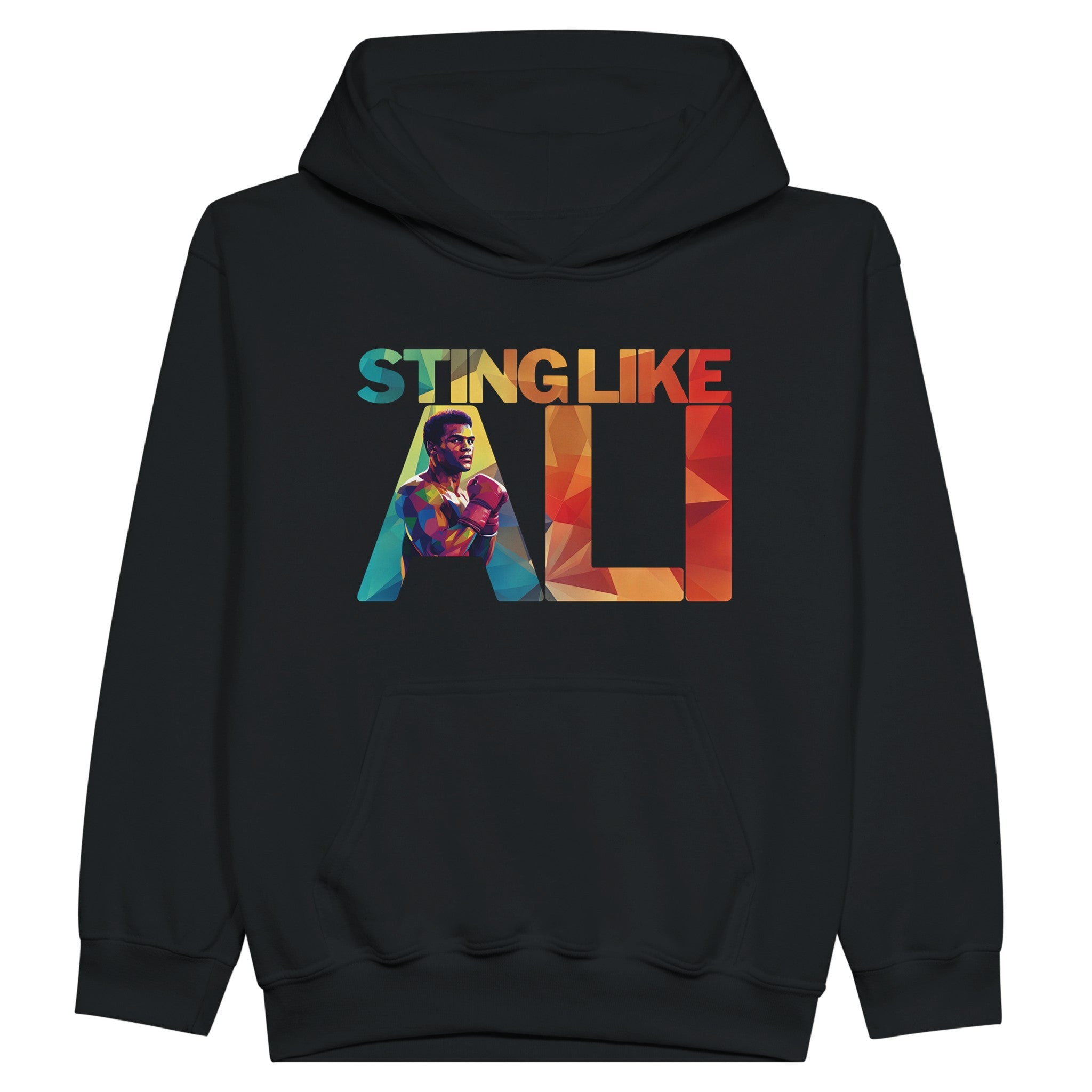 Sting Like Ali | Black History Icon Hoodie For Kids - Prideful Roots