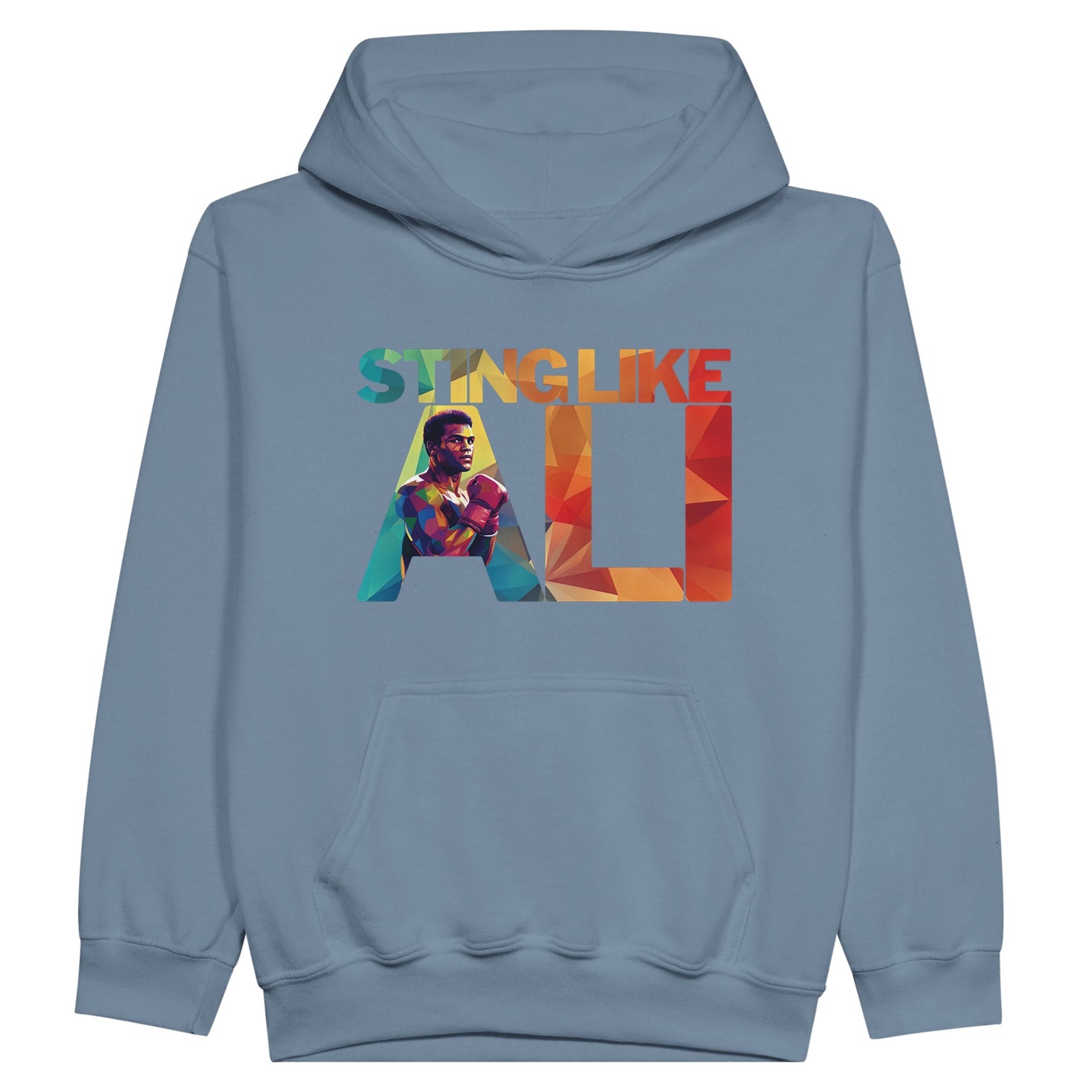 Sting Like Ali | Black History Icon Hoodie For Kids - Prideful Roots