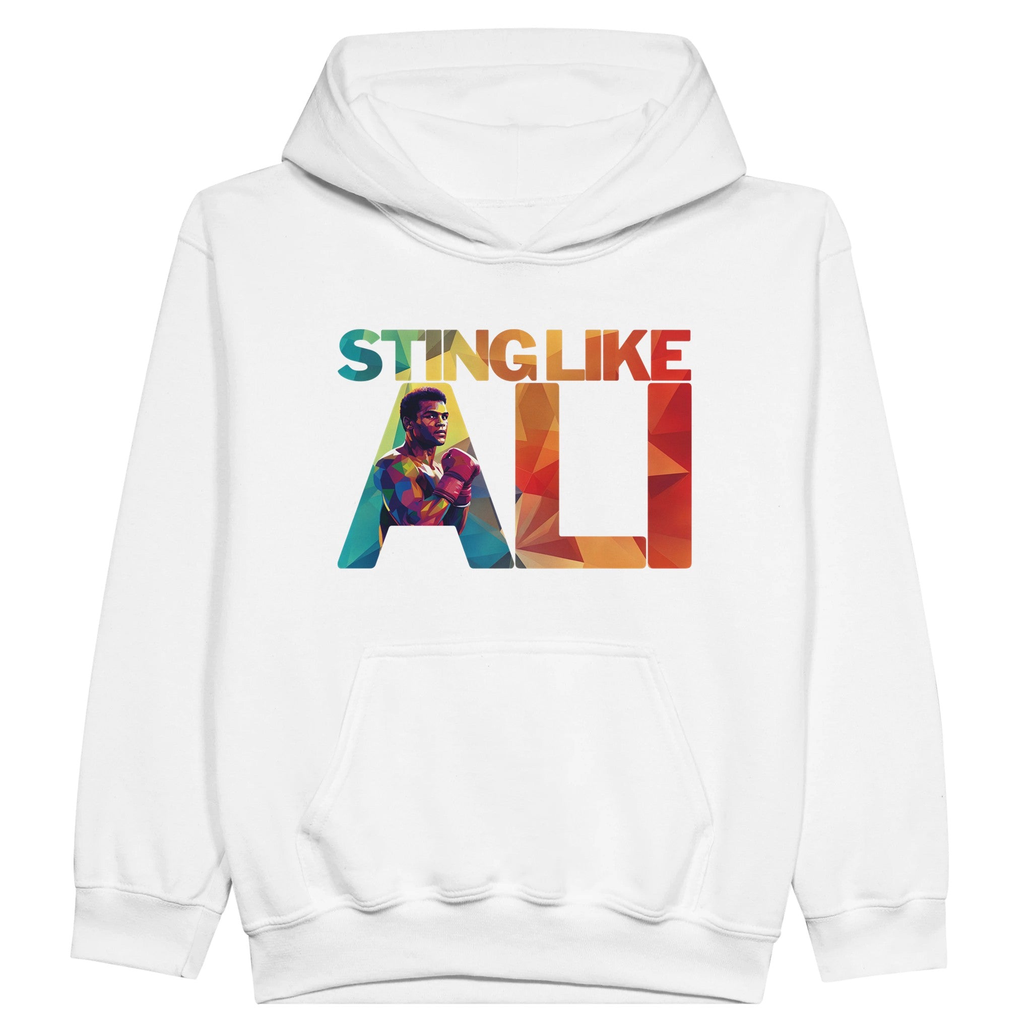 Sting Like Ali | Black History Icon Hoodie For Kids - Prideful Roots
