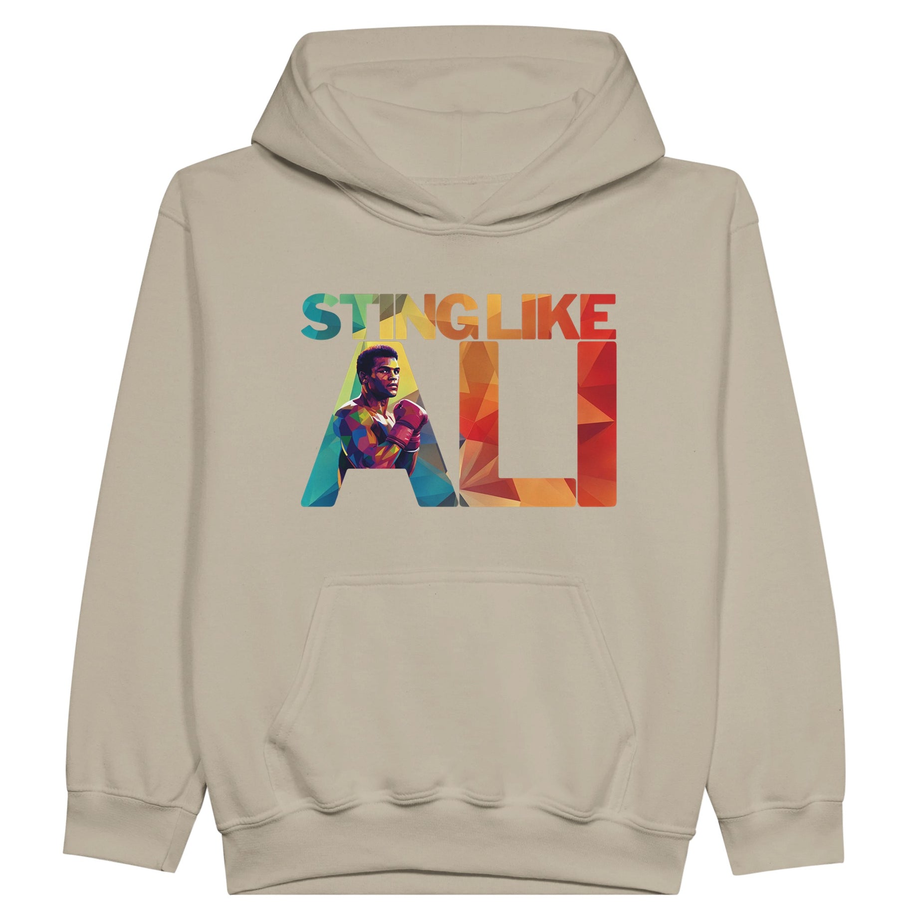 Sting Like Ali | Black History Icon Hoodie For Kids - Prideful Roots
